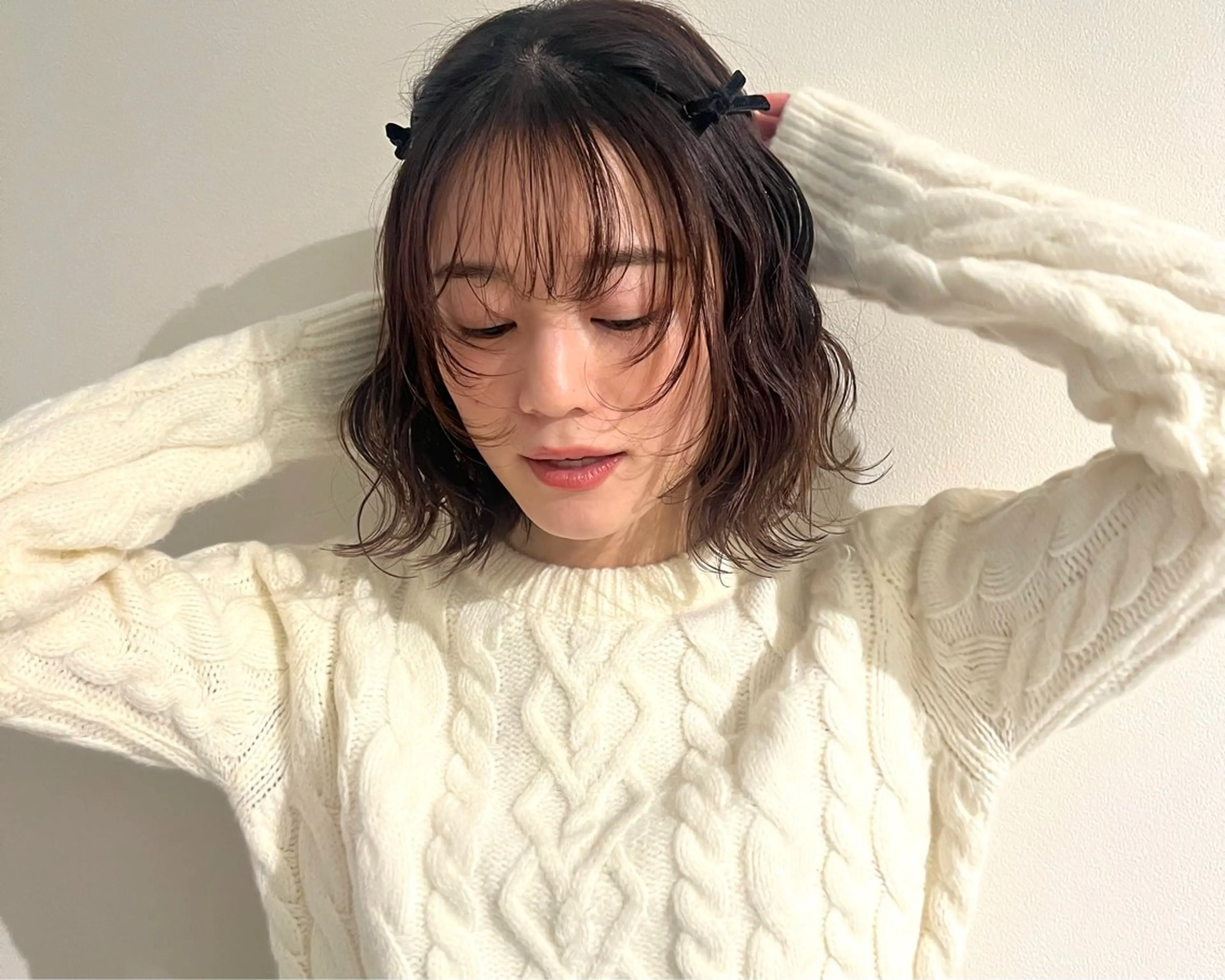 髪質改善カラーの写真