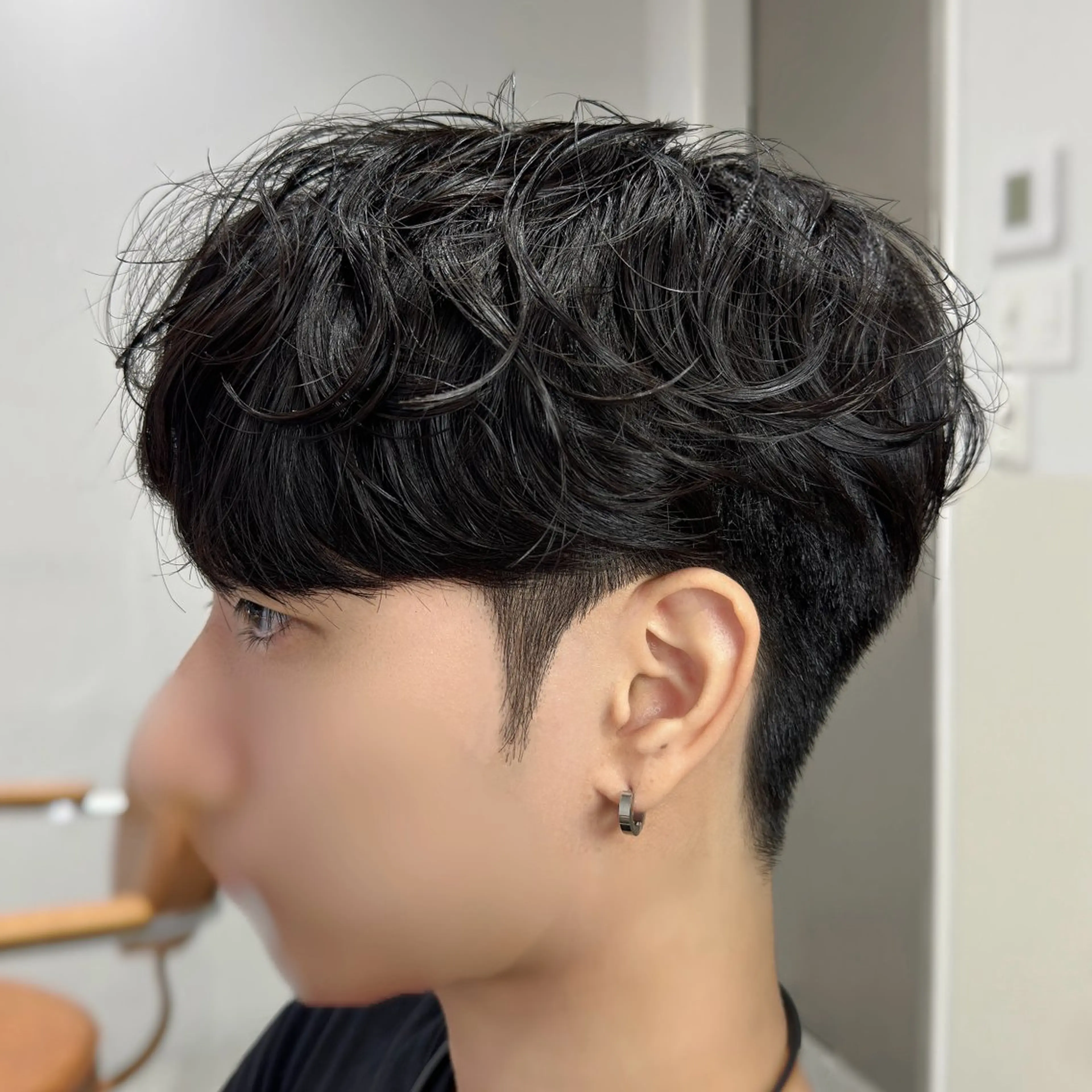 カット+シャドウパーマの写真