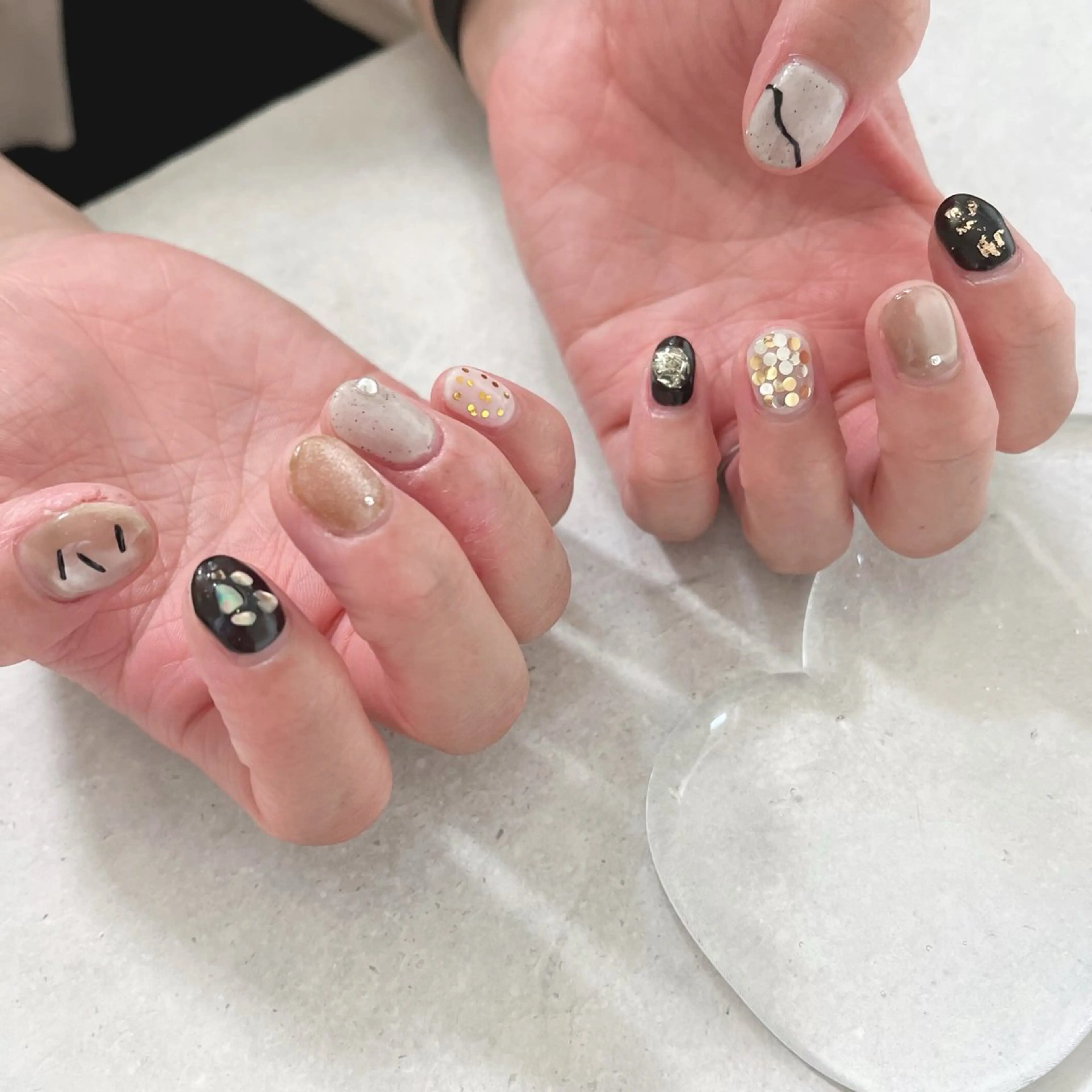 ネイル ニュアンスネイル K Aのネイルデザイン