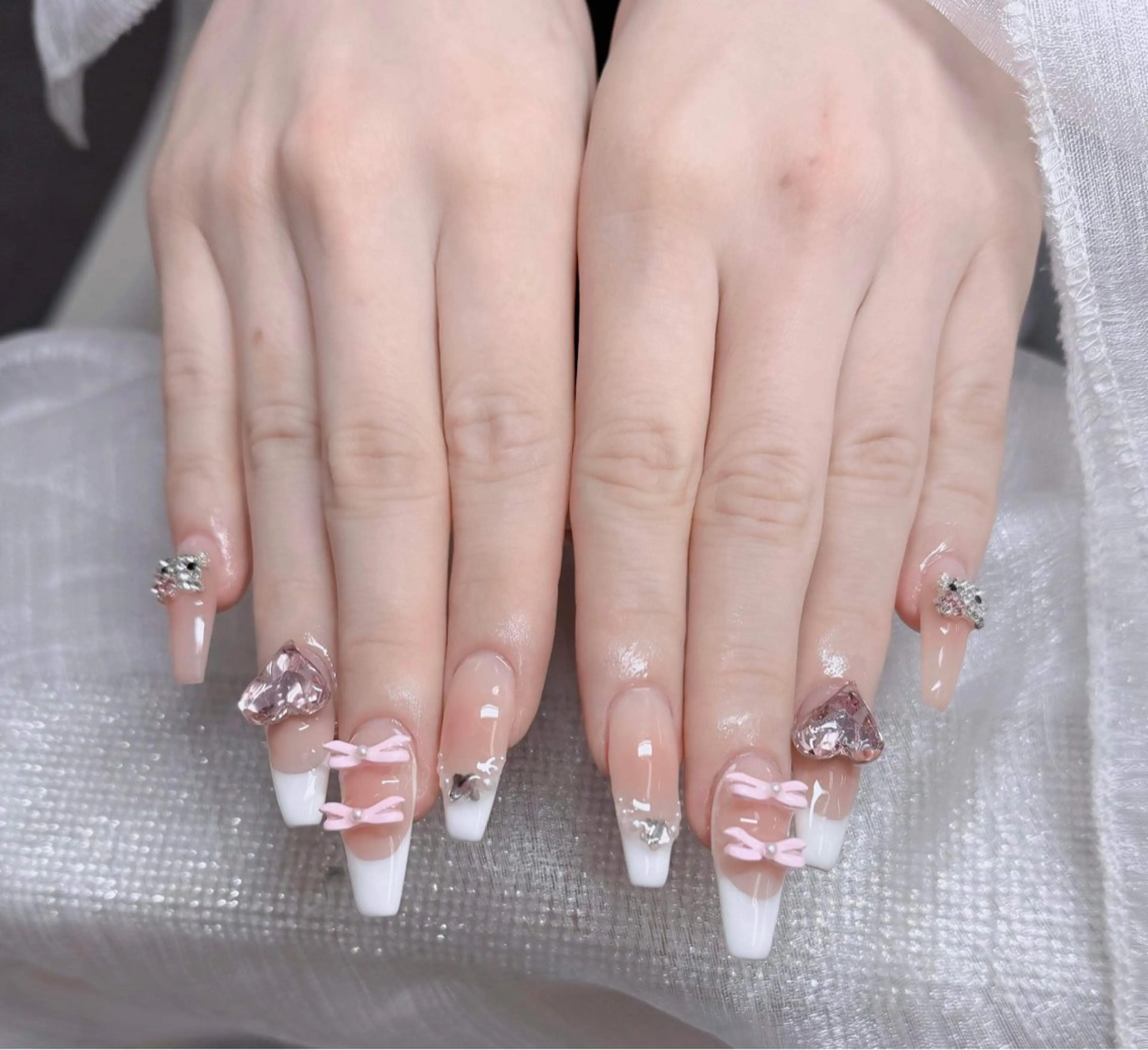 ネイル アートネイル フレンチネイル ジェルネイル 韓国ネイル マグネットネイル Lenie Shinokuboのネイルデザイン