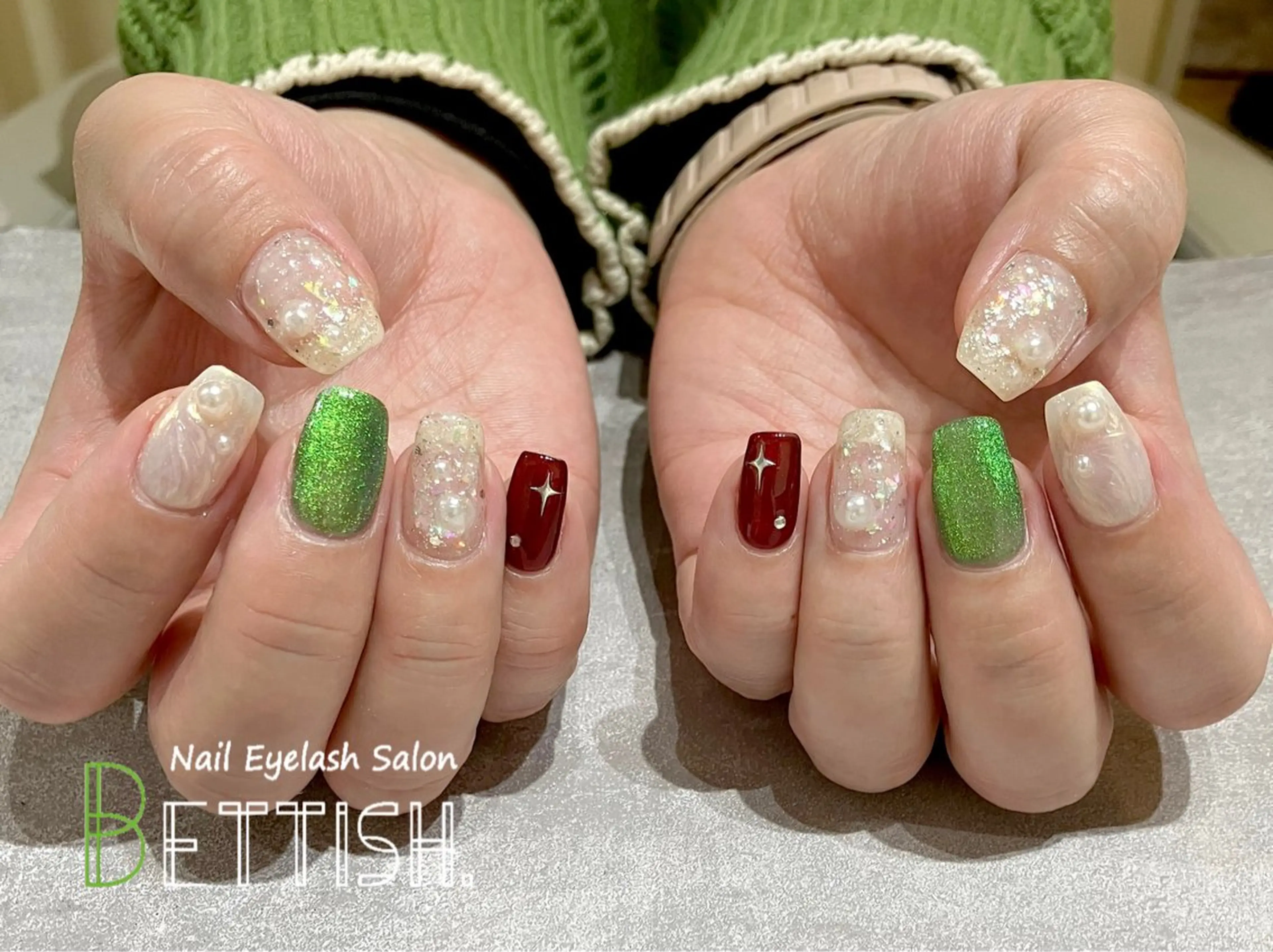 ネイル 冬ネイル クリスマス ハンドネイル BETTISH. KUMIKO☺︎︎のネイルデザイン