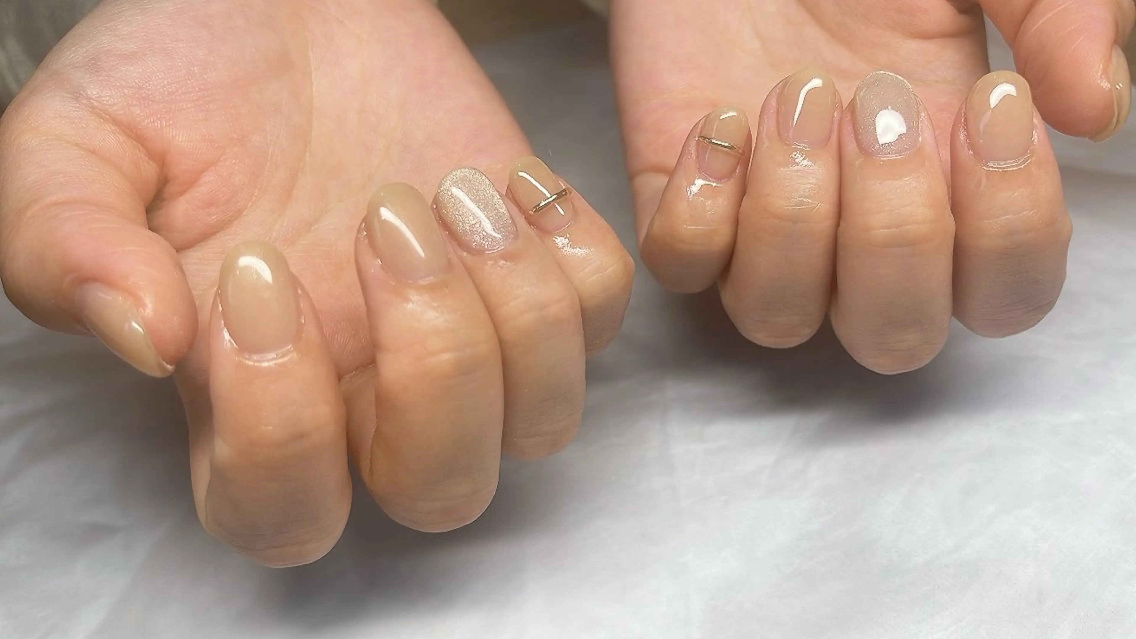 ネイル オフィスネイル シンプルネイル Collection Nailsaronのネイルデザイン