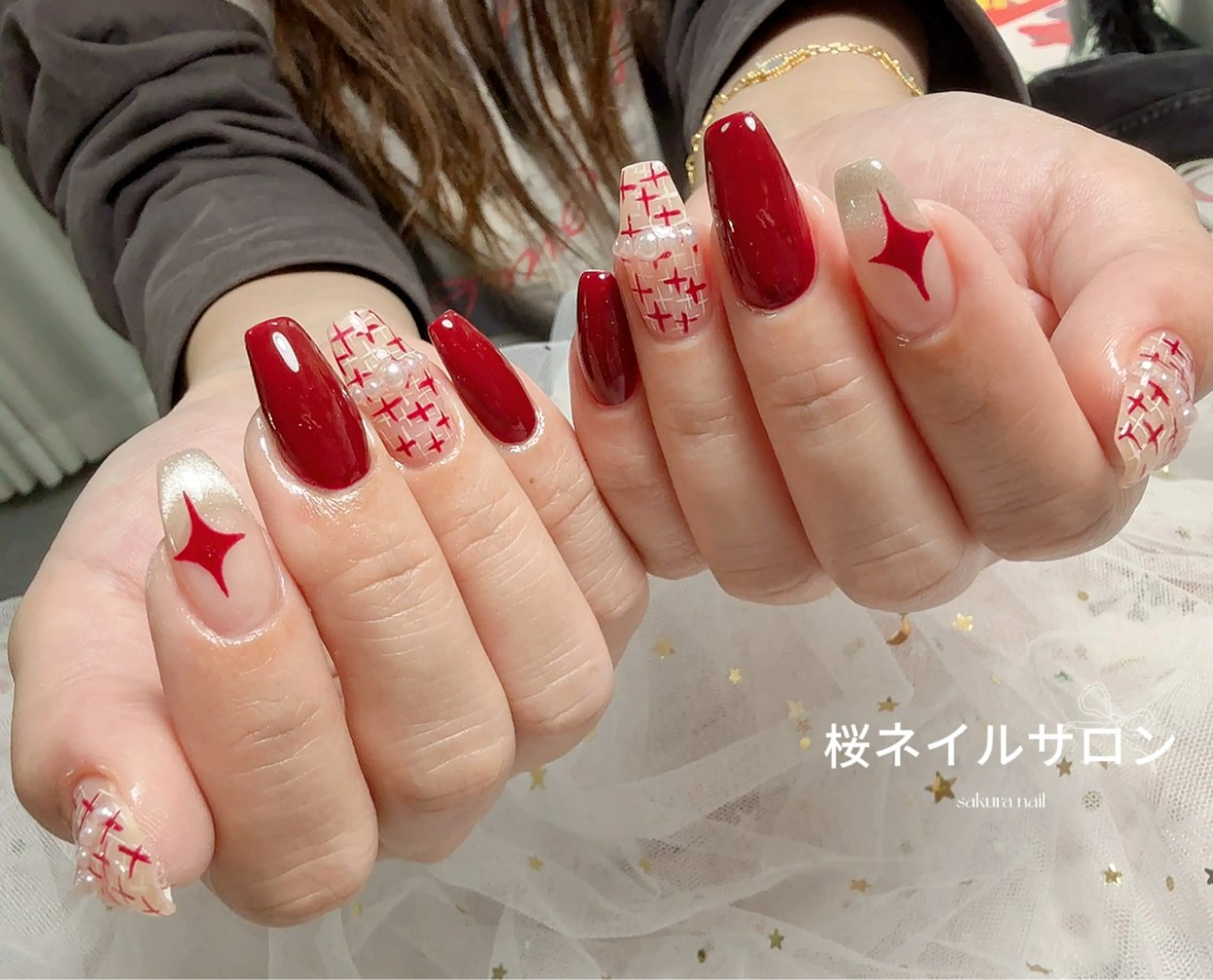 ネイル アートネイル フットネイル フレンチネイル ジェルネイル ニュアンスネイル ハンドネイル 桜 ネイルのネイルデザイン