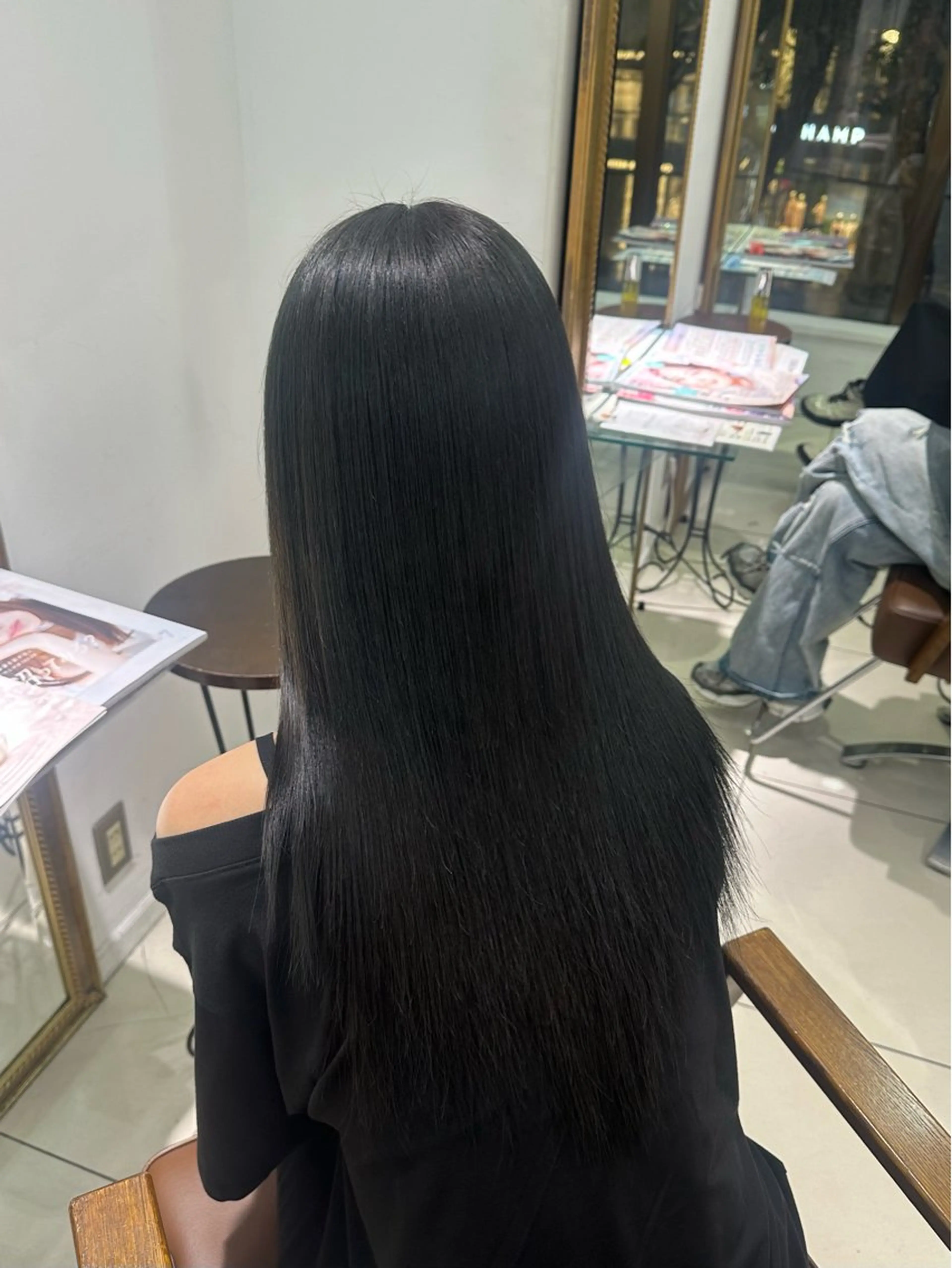 ロング カラー オリーブカラー ヘアカラー トリートメント 髪質改善透明感カラー 🩶Nanakoのヘアスタイル