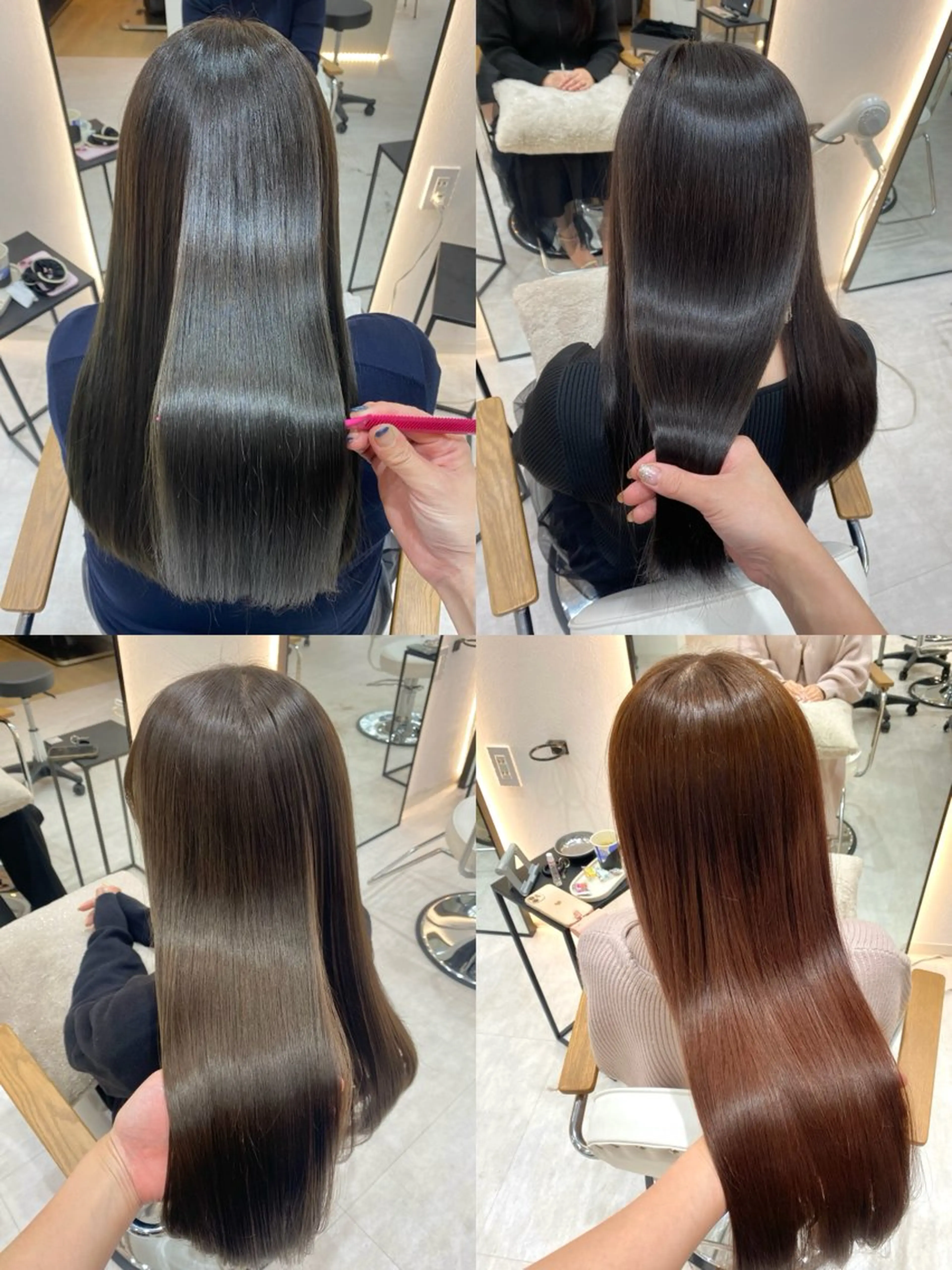 ロング カット ヘアカラー トリートメント 髪質改善/艶カラー 🎀ヘアアレンジ🎀のヘアスタイル