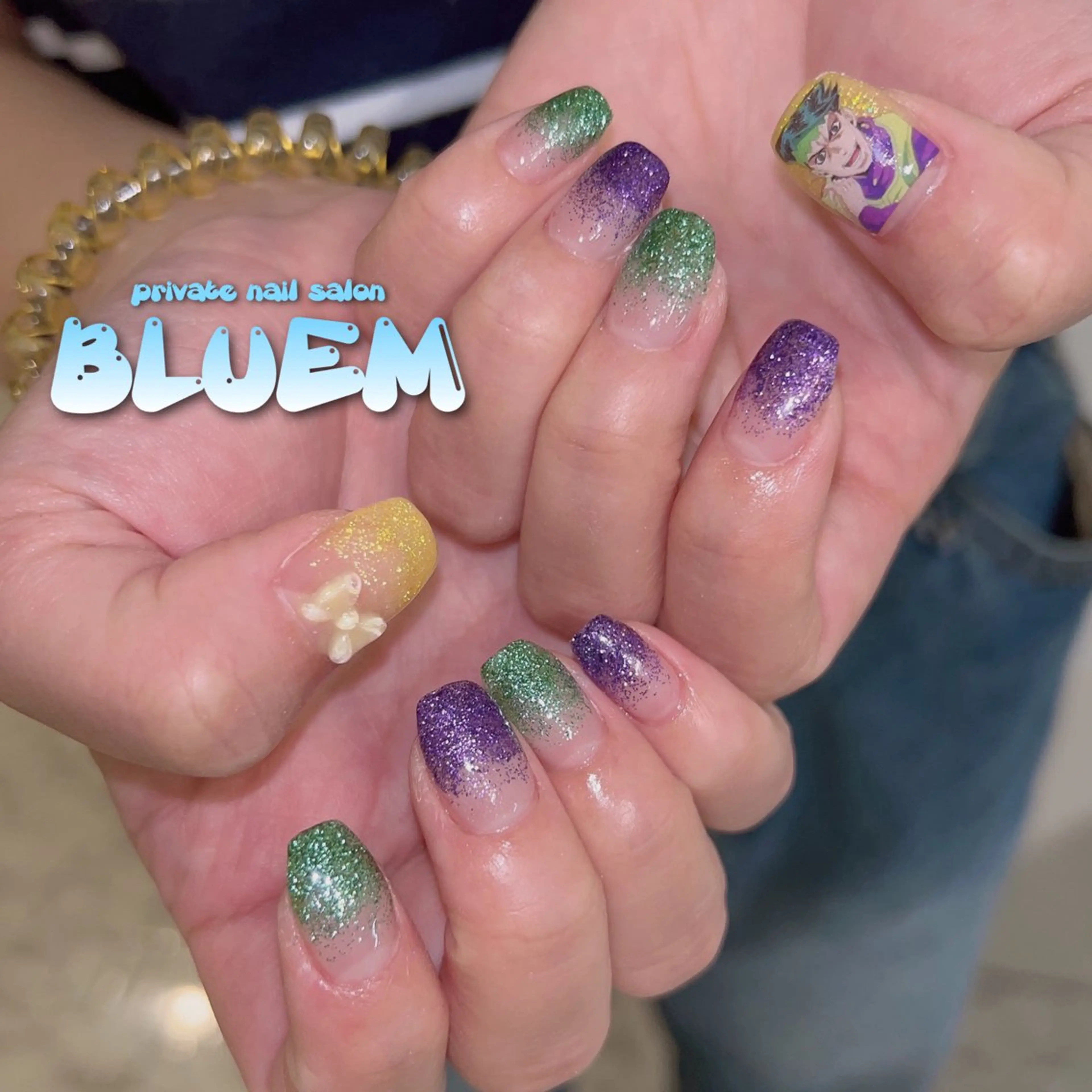 ネイル ハンドネイル BLUEM なな🐶のネイルデザイン