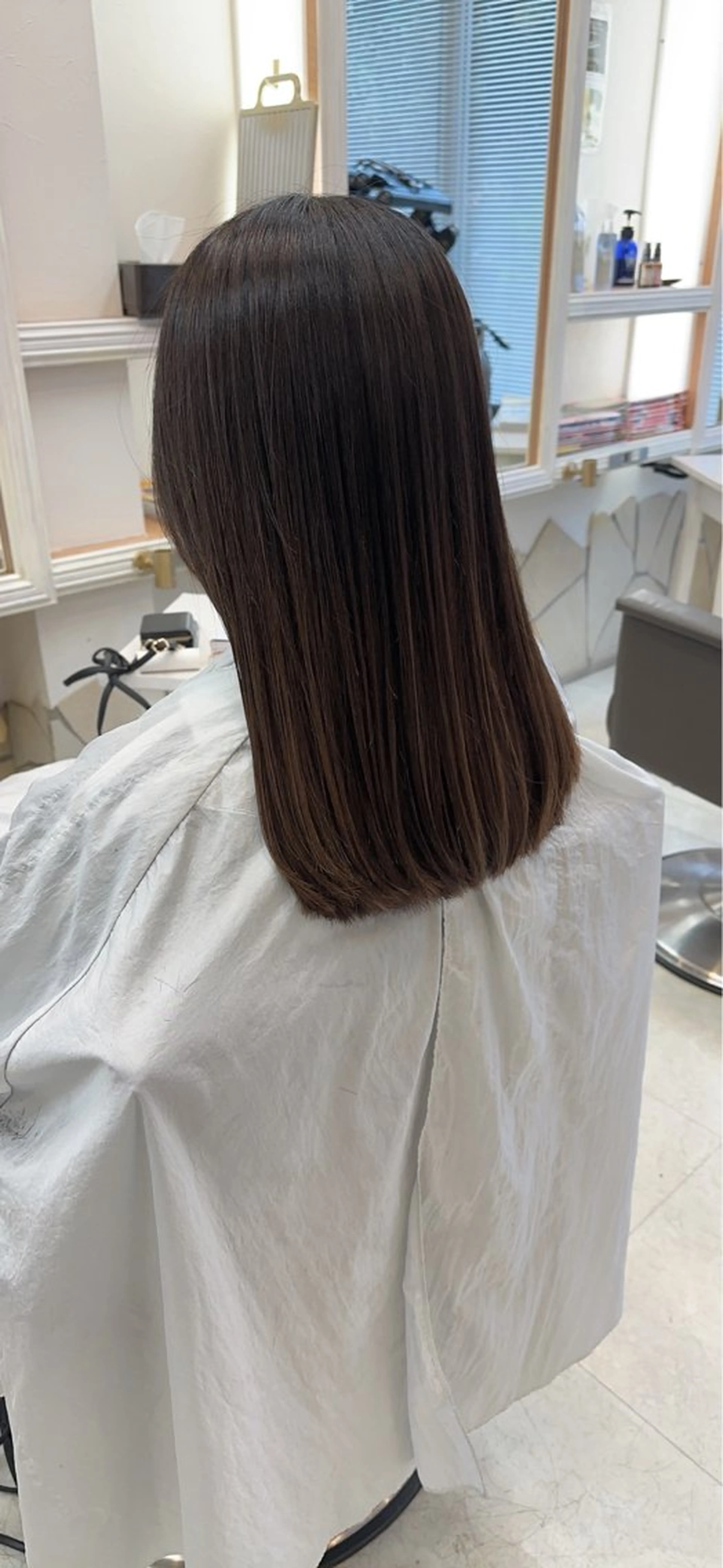 ロング カラー 井上 竜成のヘアスタイル