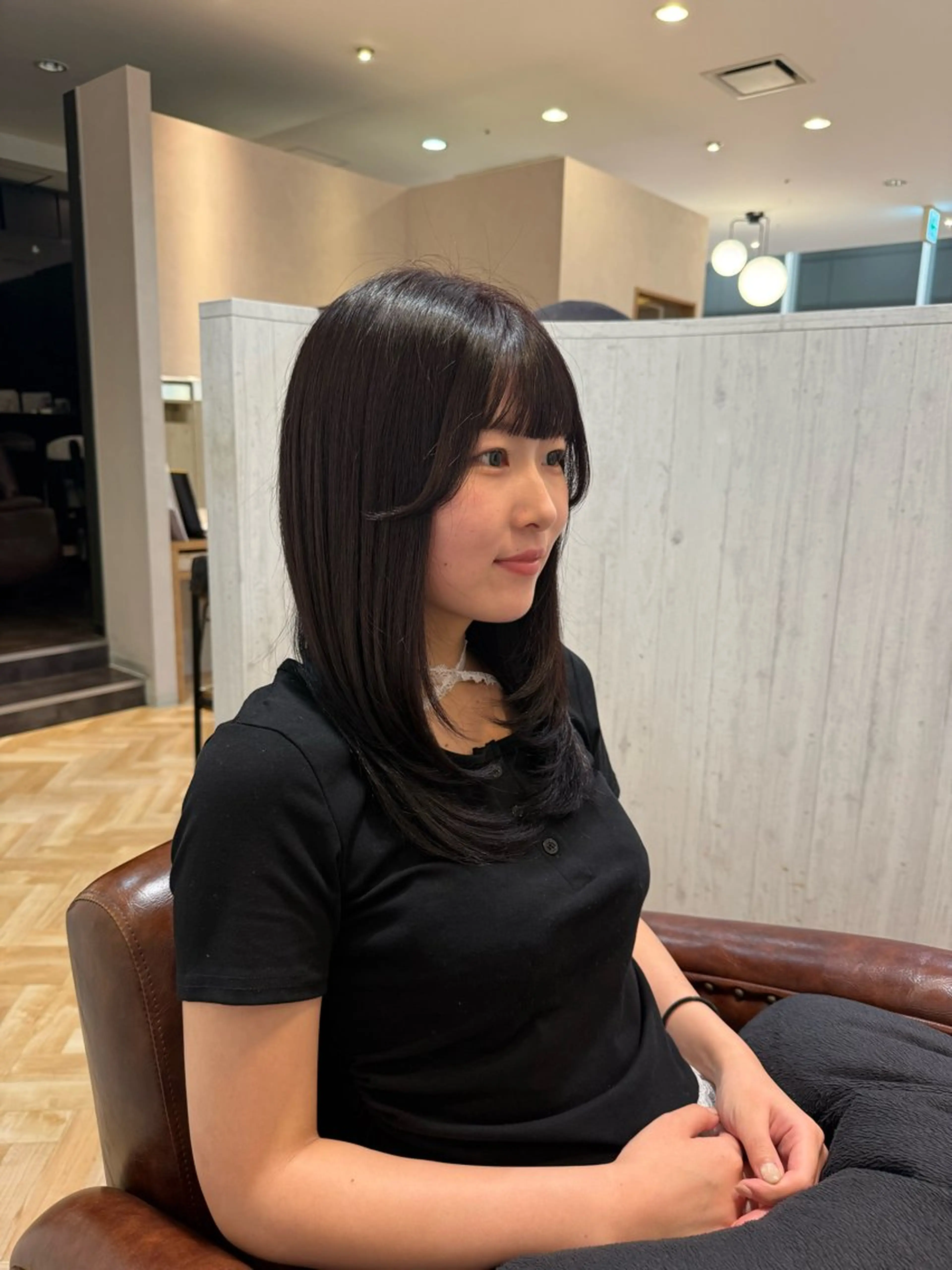 ロング 顔周りカット レイヤーカット hair salon  CAMON.所属・仙台/camon/ airiのヘアスタイル