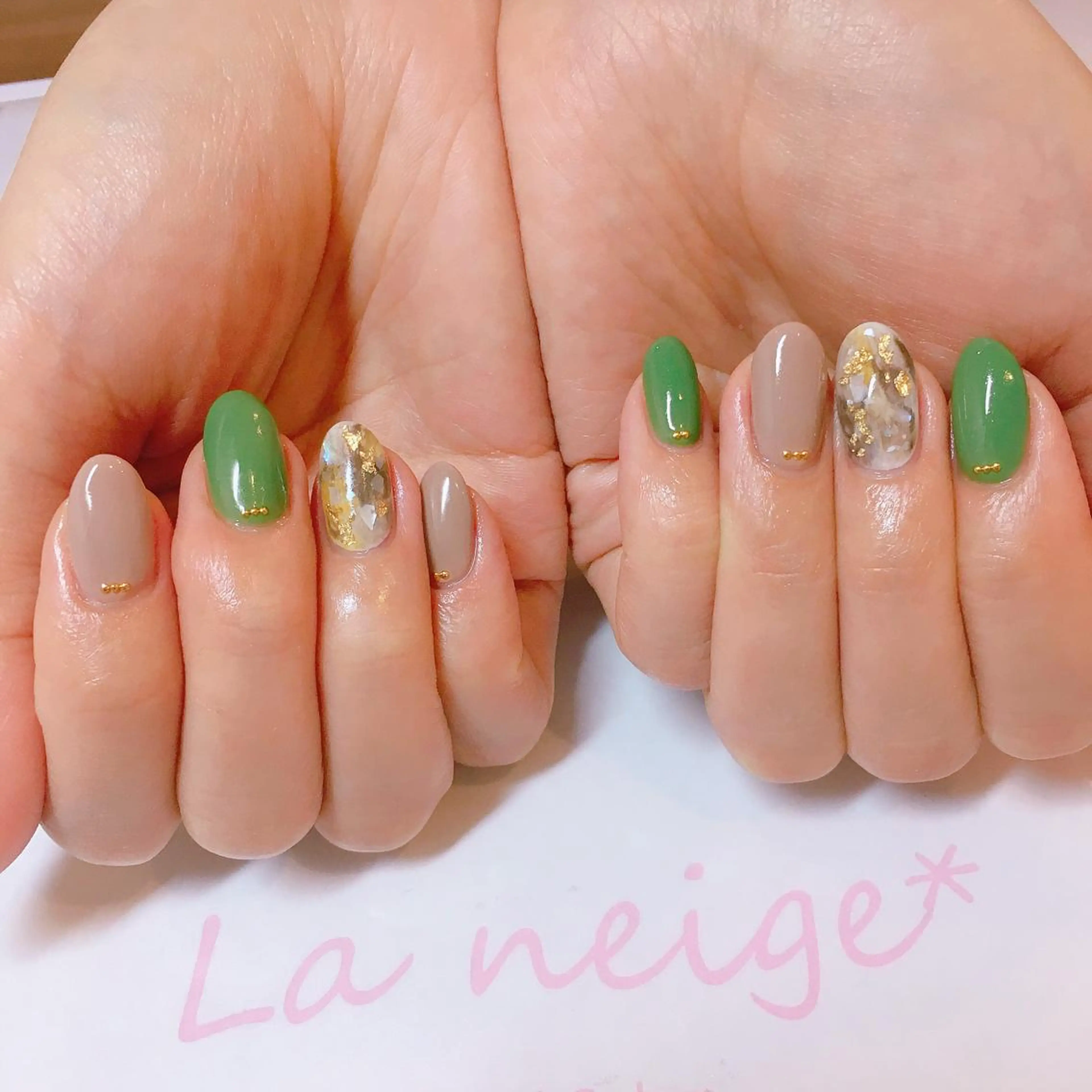 ネイル La neige* yuki 🥯🍑のネイルデザイン