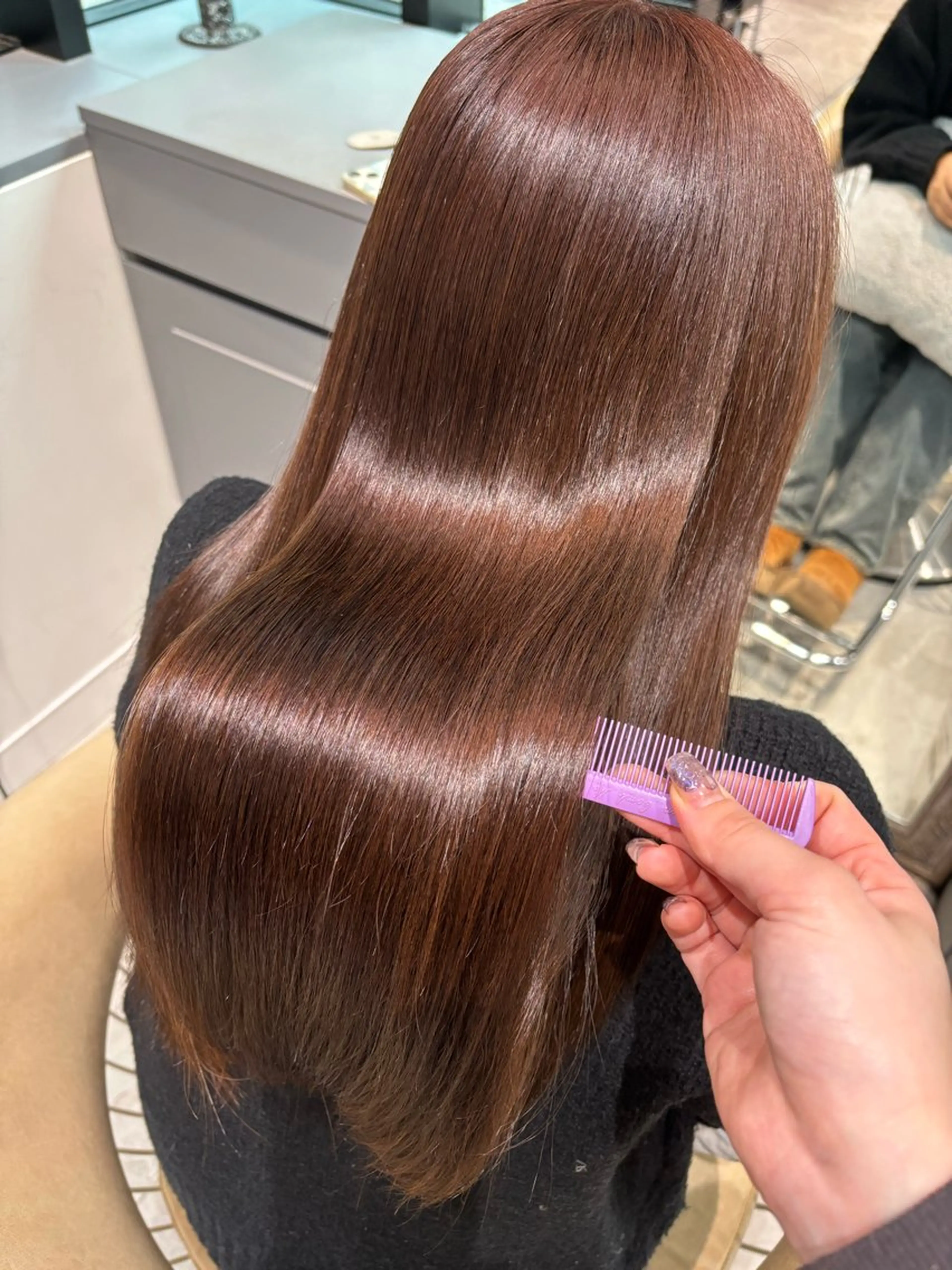 カラー ブラウンカラー ヘアカラー 透明感カラー/艶髪 髪質改善/ayariのヘアスタイル