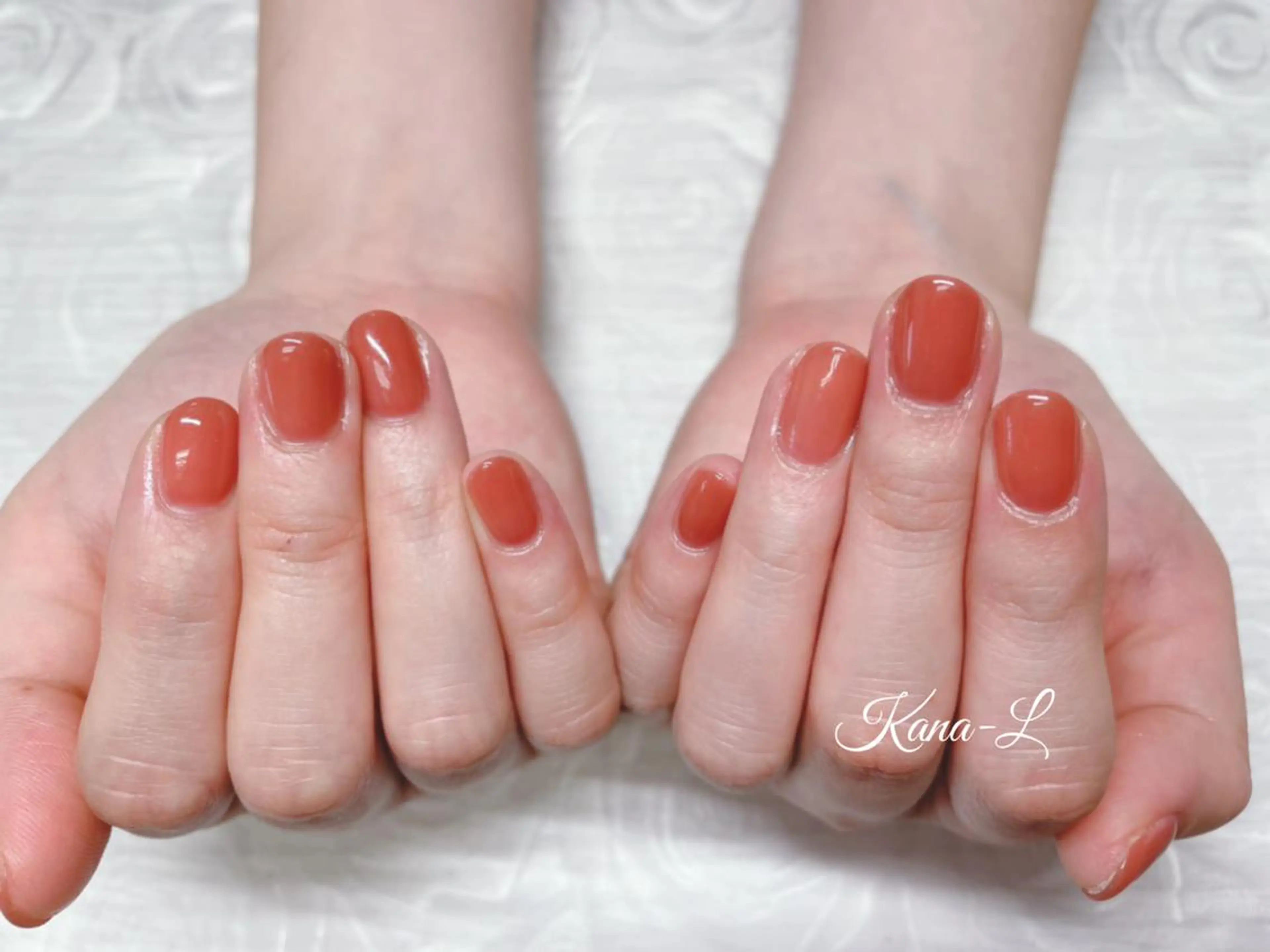 カラー ネイル ワンカラーネイル 芦辺 香奈のネイルデザイン