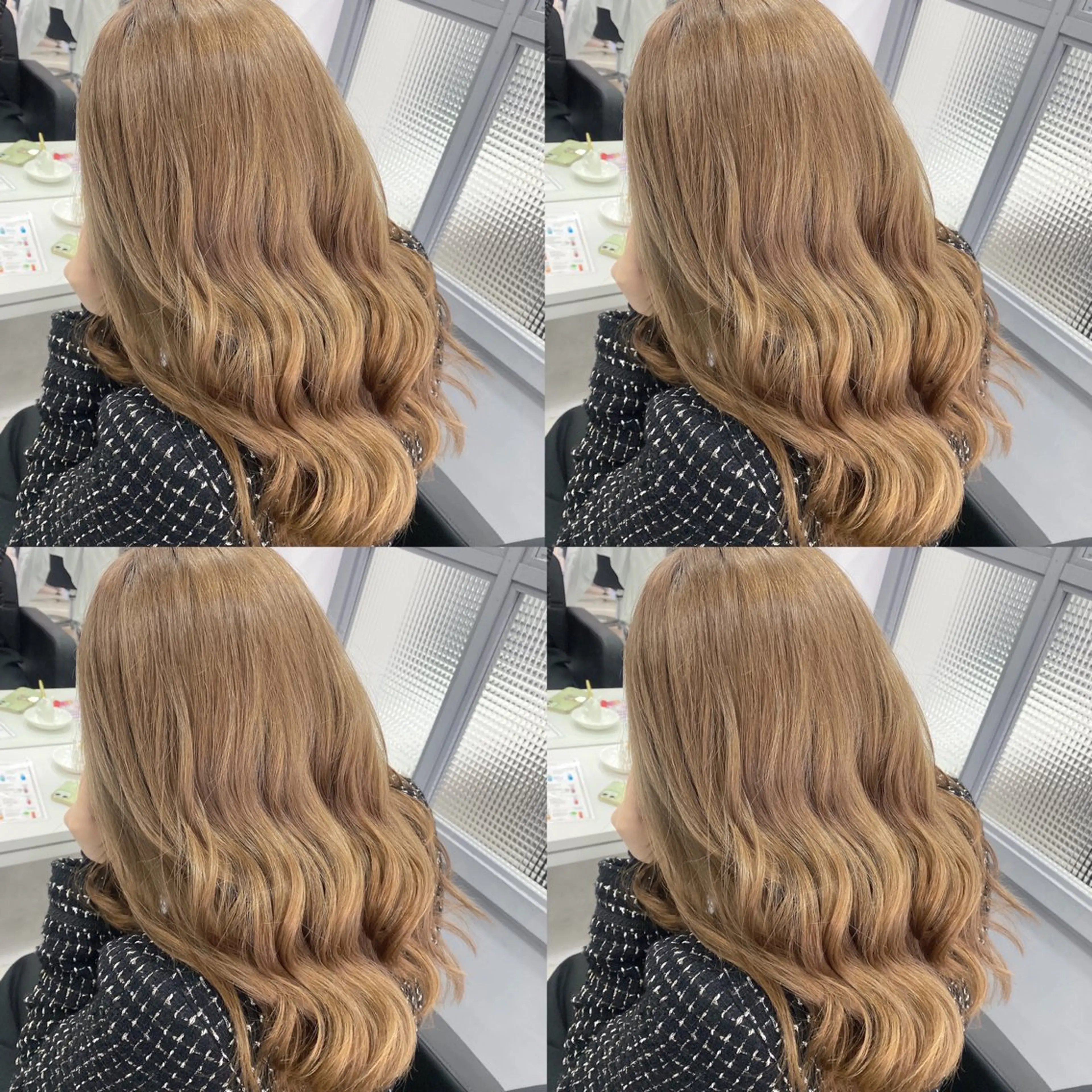 ロング カラー ブリーチ ヘアカラー トリートメント 髪質改善×矯正🫧 韓国ヘアasamiのヘアスタイル