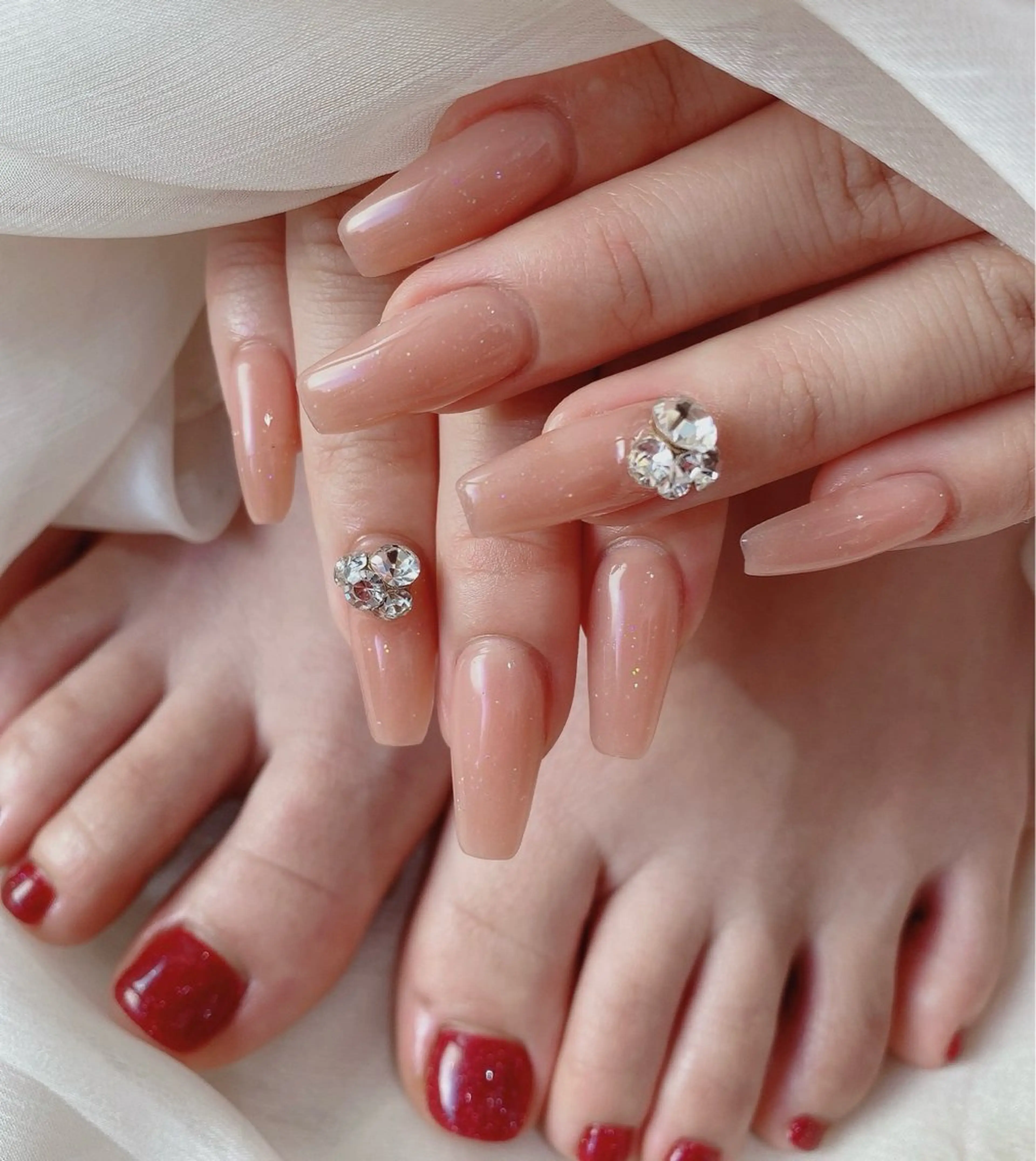 スカルプワンカラー🩷フットワンカラー同時施術💫の写真