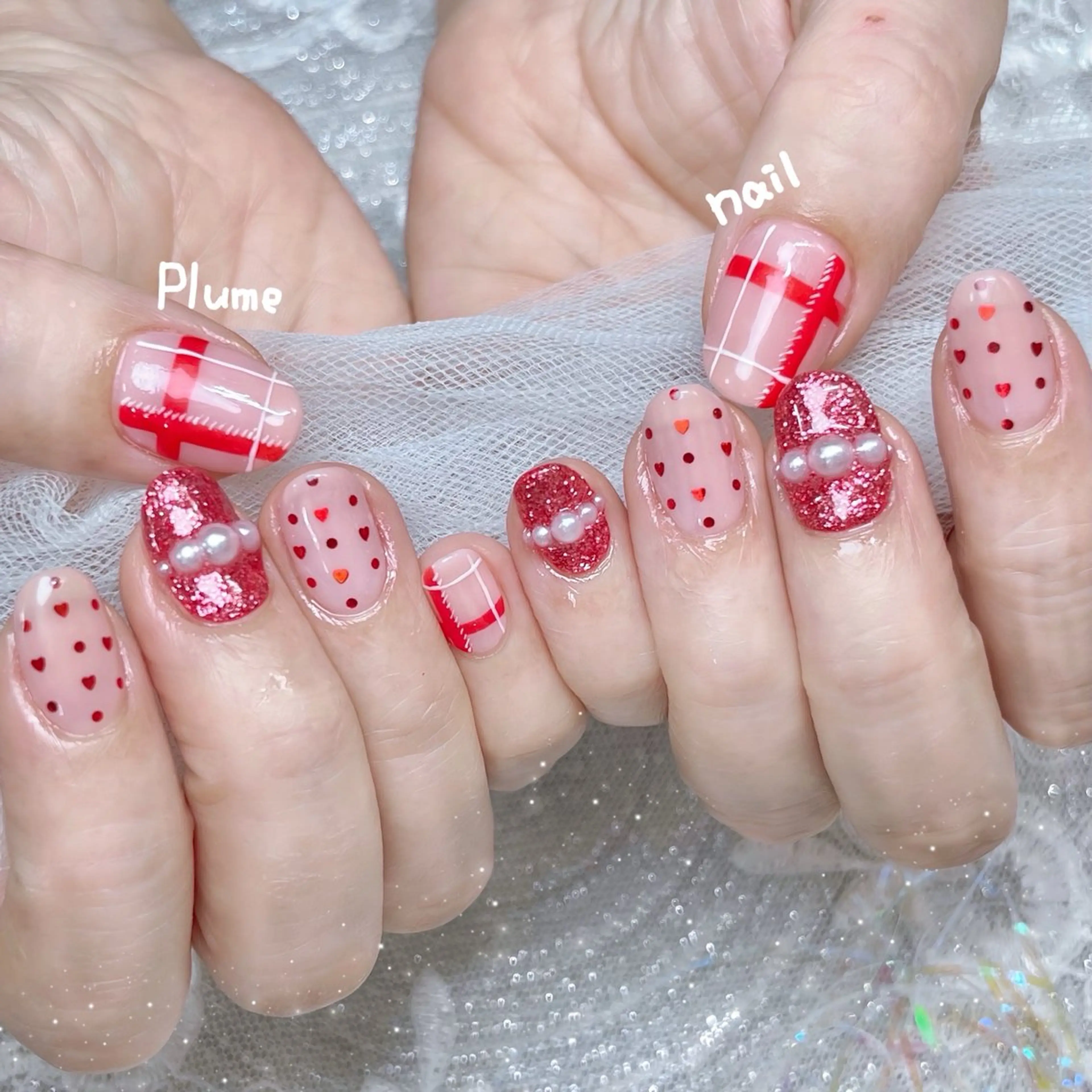 ネイル ハンドネイル plume nail ☆韓国ネイルのネイルデザイン