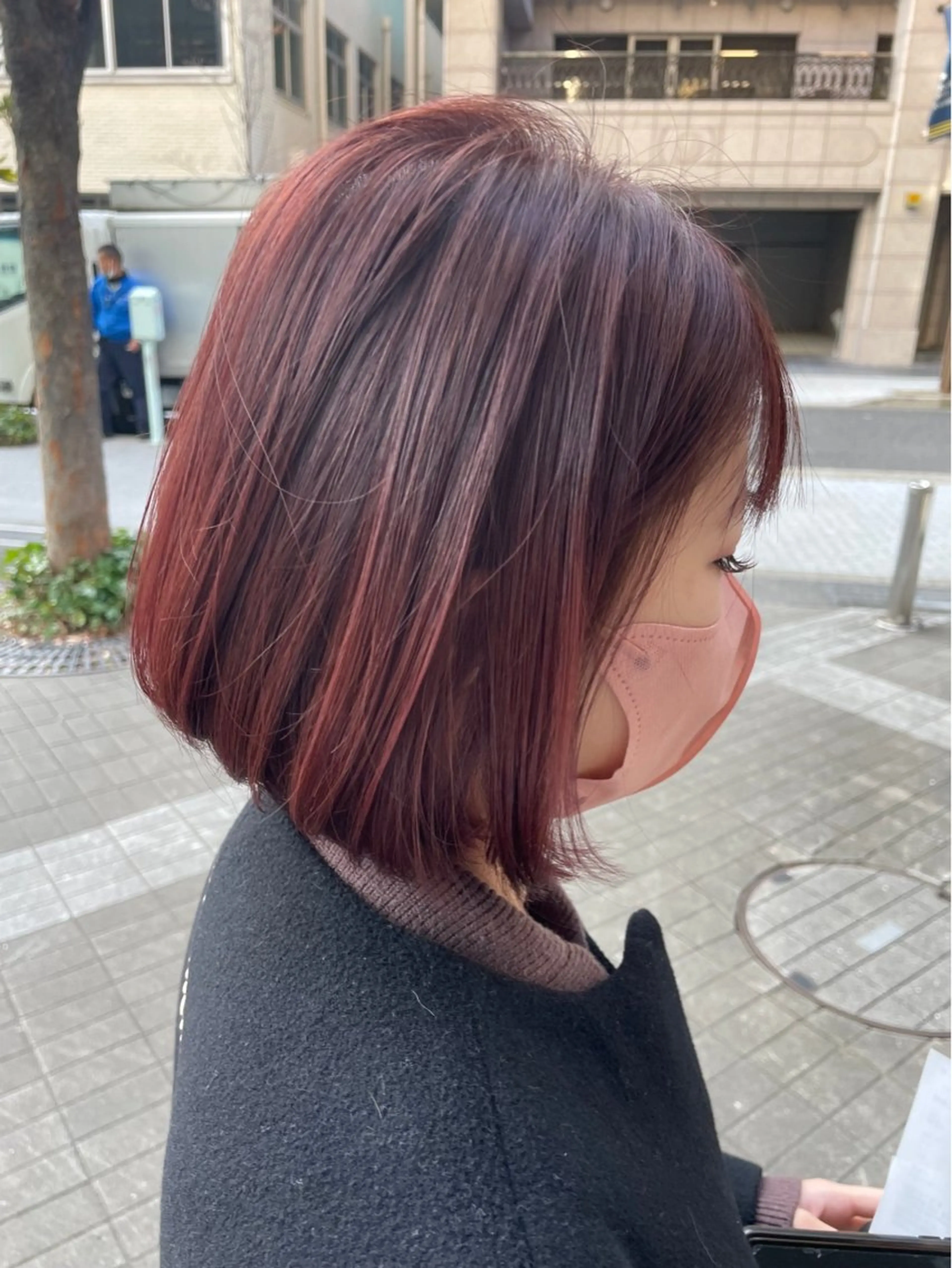 ミディアム CARE ．KOBE所属・京谷 日向のヘアスタイル