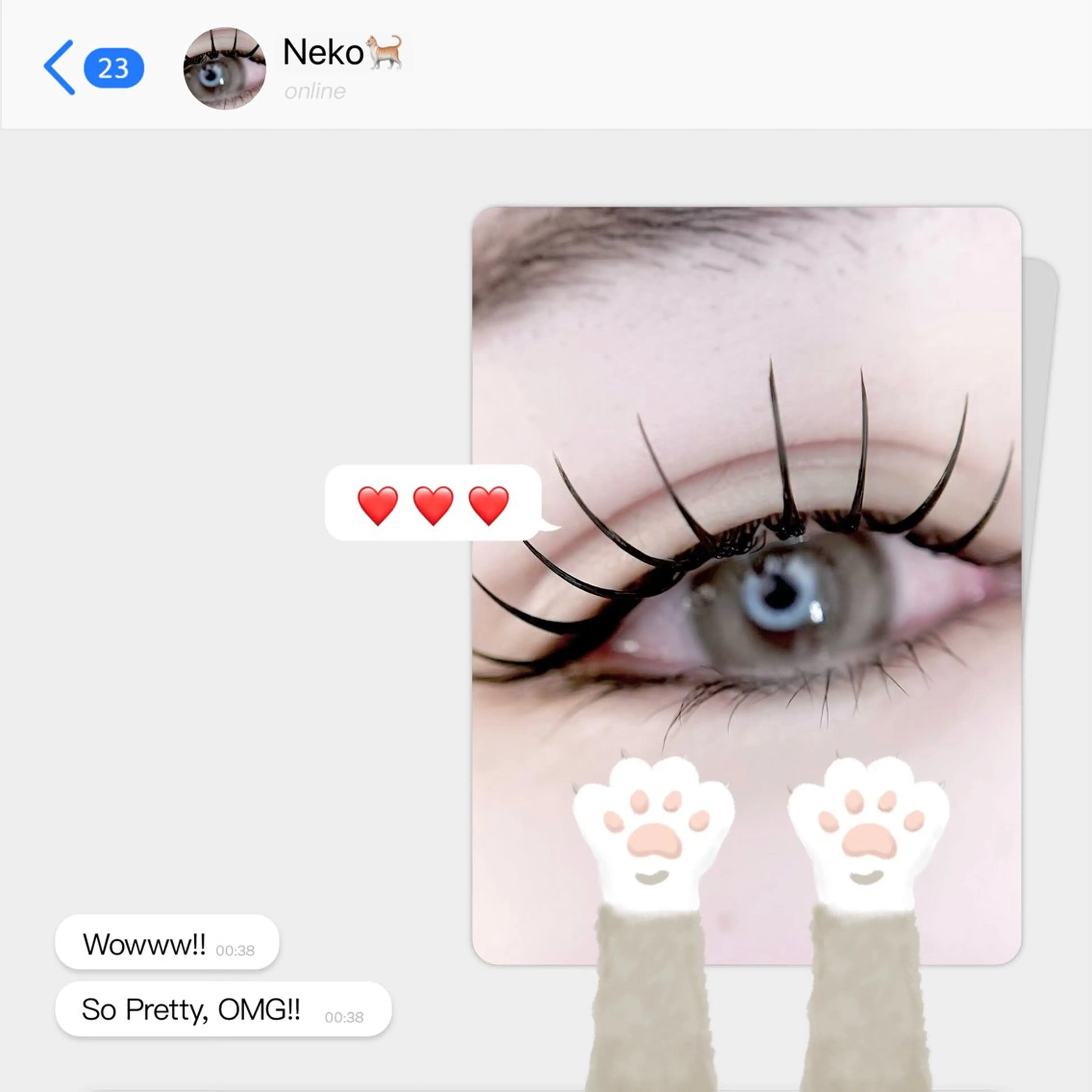 マツエク・マツパ フラットラッシュ マツエク eyelist. mizuki🐈‍⬛の眉毛・アイブロウイメージ