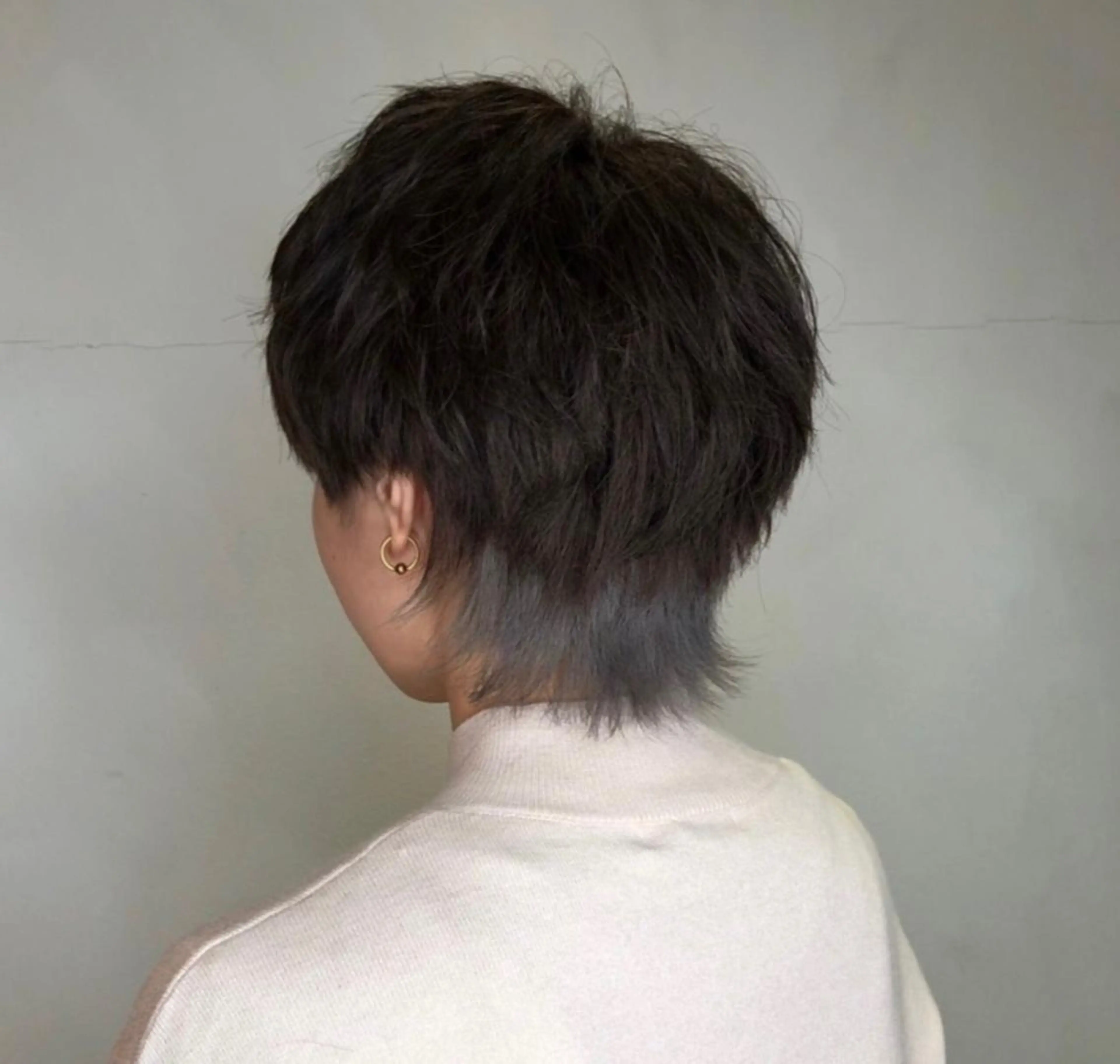 ショート カラー ブリーチ ショートヘア ウルフカット カット ヘアカラー トリートメント 髪質改善/ショート/ メンズカット/KAiのヘアスタイル