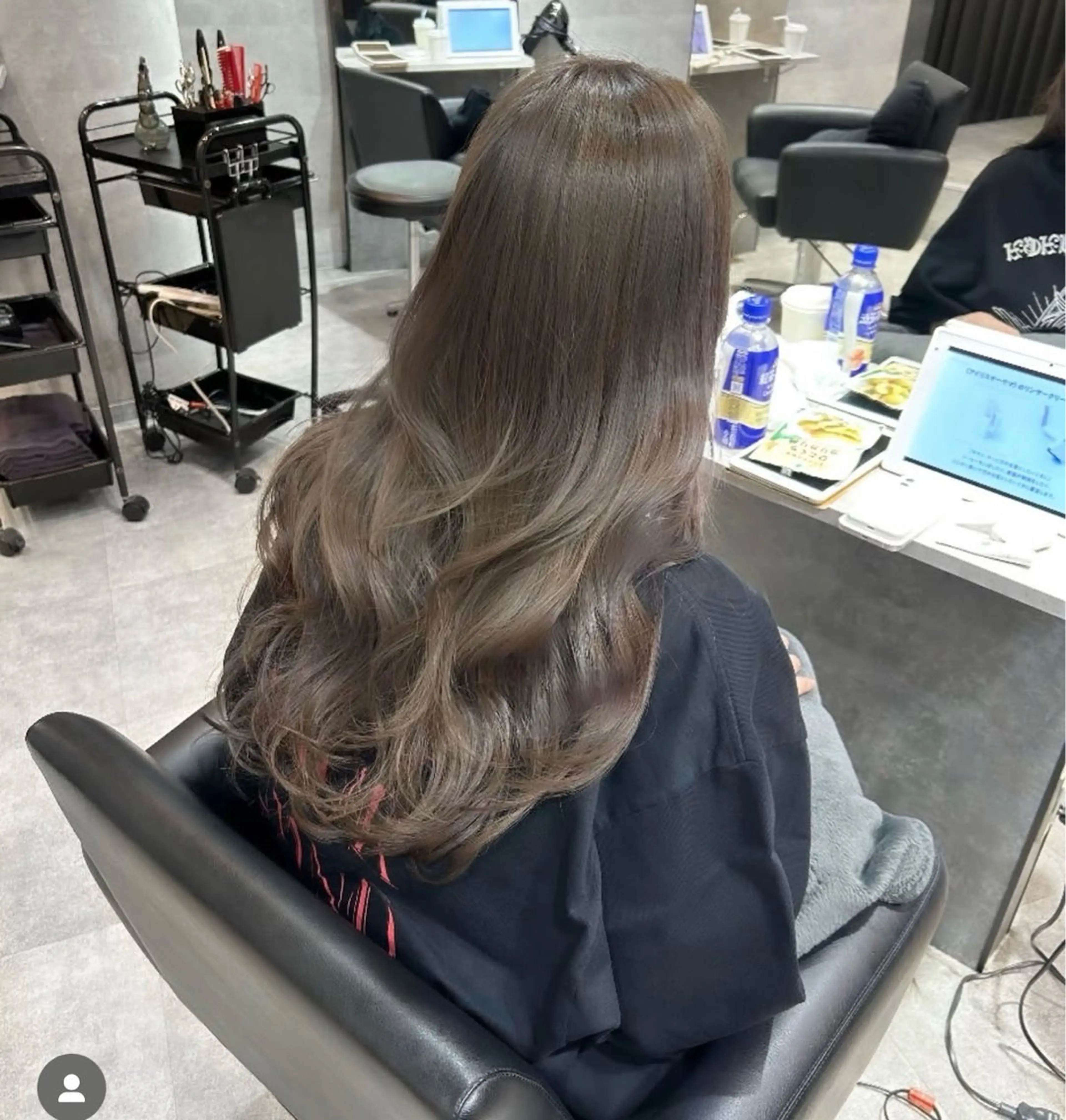 ロング カラー 顔周りカット/髪質改 善/新宿/畑中稔里のヘアスタイル