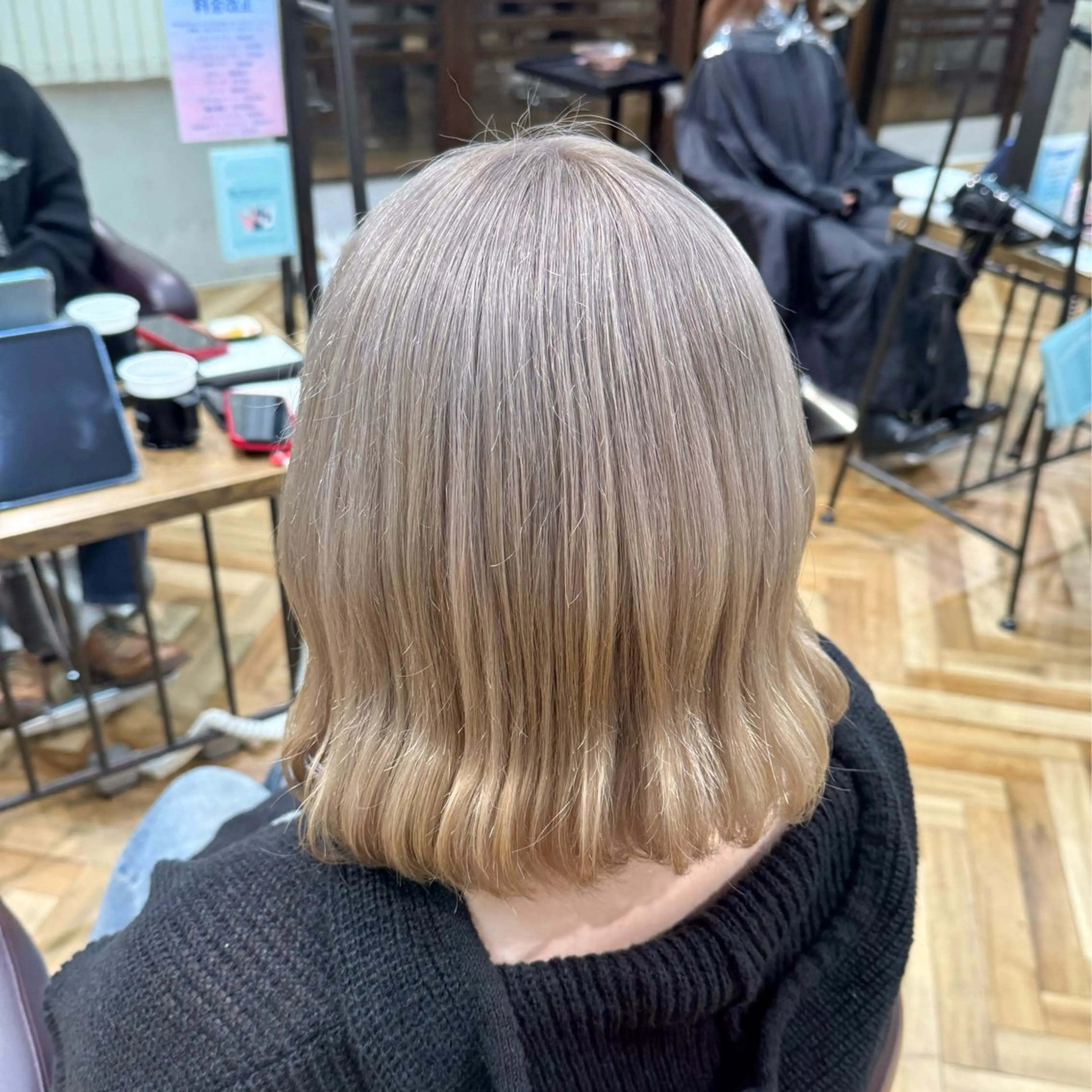 カラー ヘアカラー 韓国ヘア AINA🐱のヘアスタイル