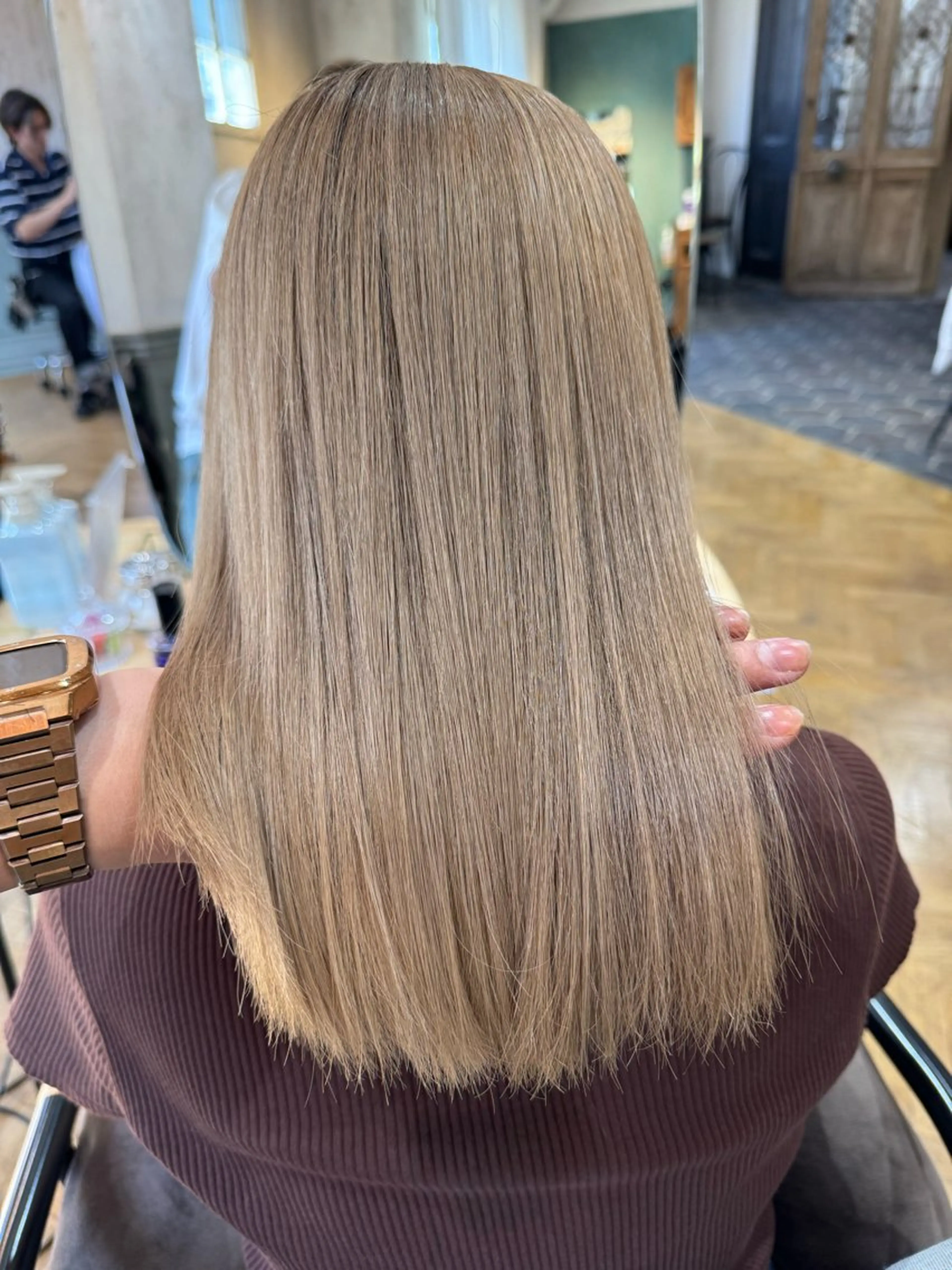 セミロング 髪質改善 メンズスタイル/ カラー/Roiのヘアスタイル