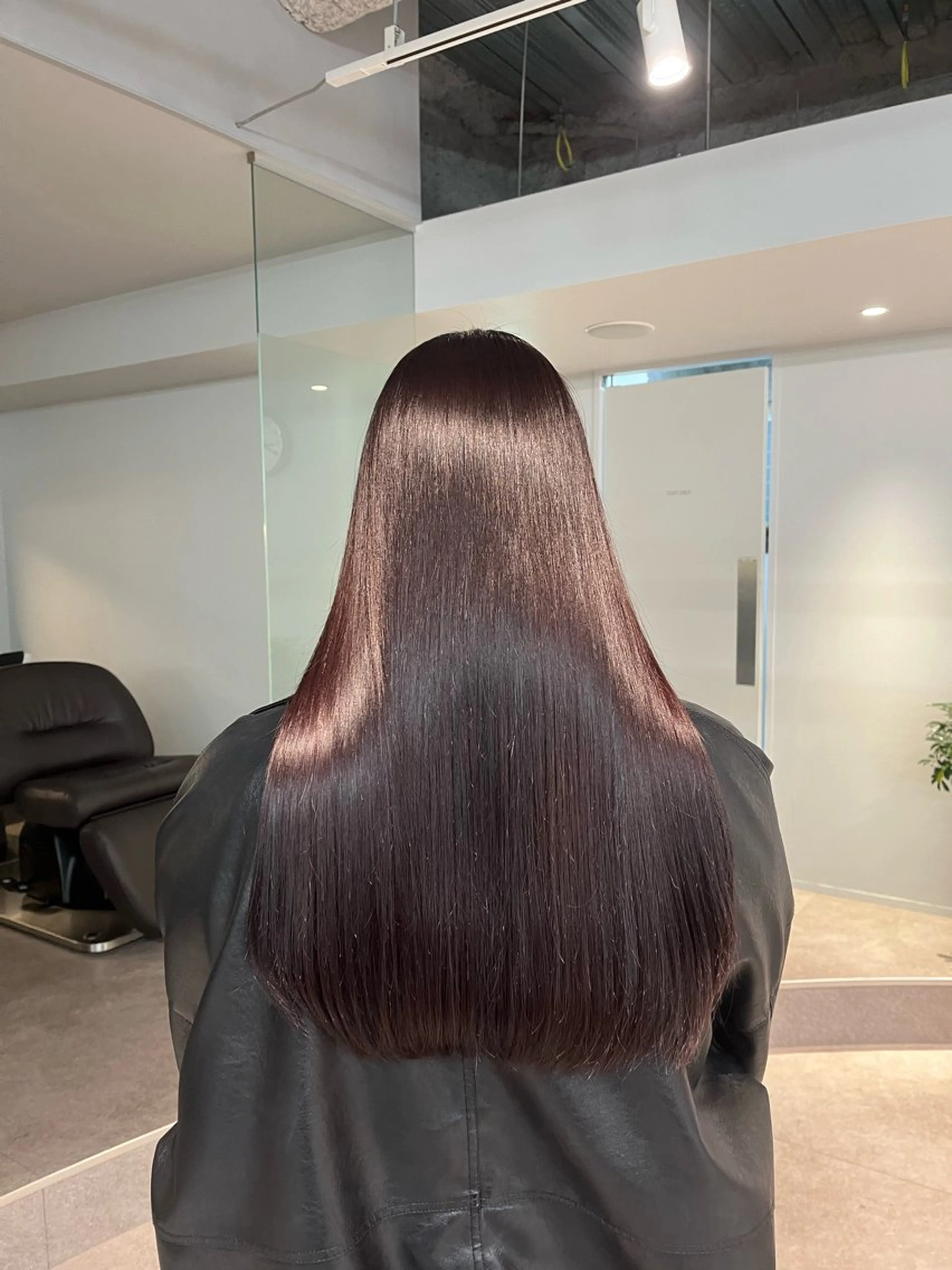 カラー films所属・AYA/films 韓国/レイヤー／ボブのヘアスタイル