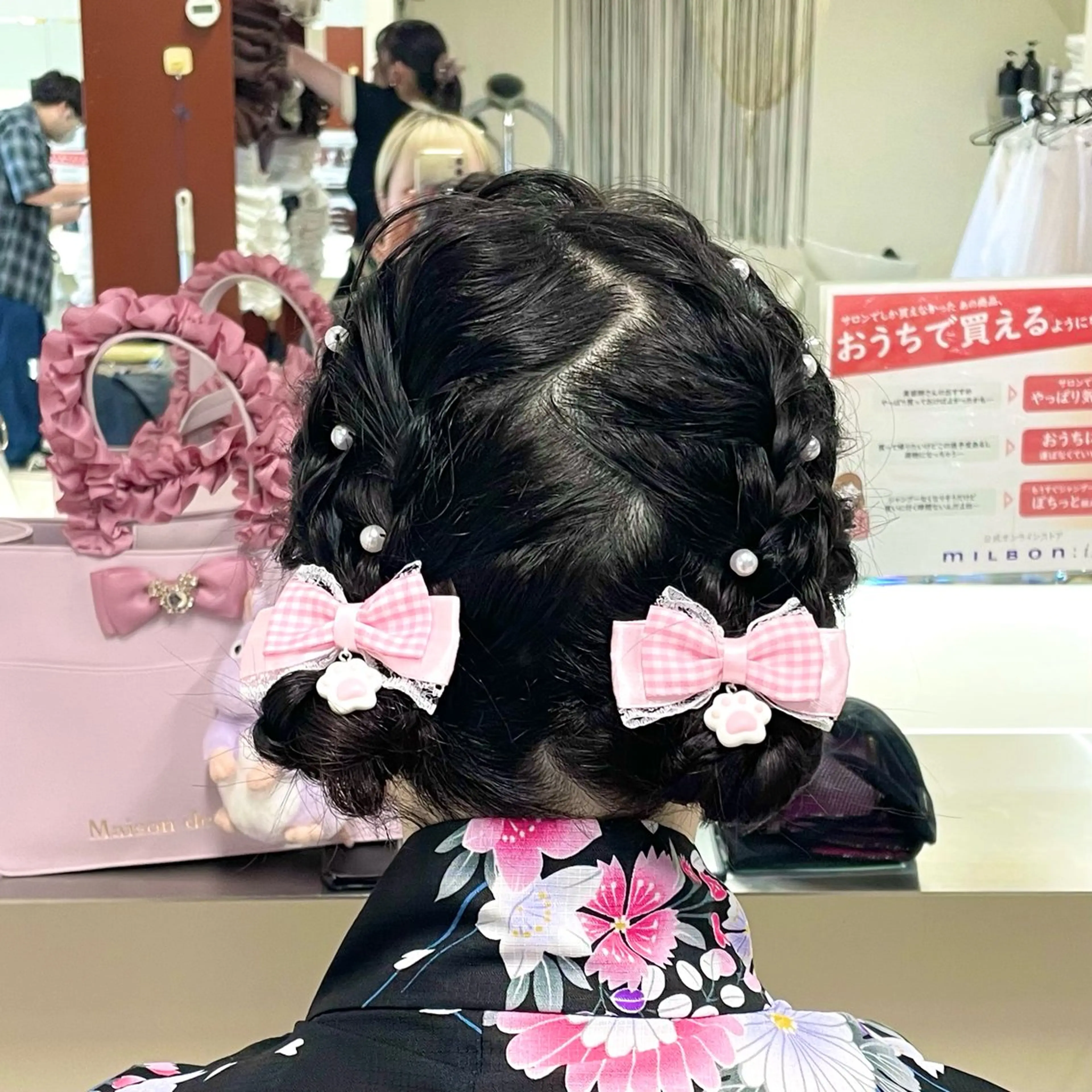 セミロング ヘアアレンジ 着付け 🎀ゆい🎀 髪質改善🎀のその他イメージ