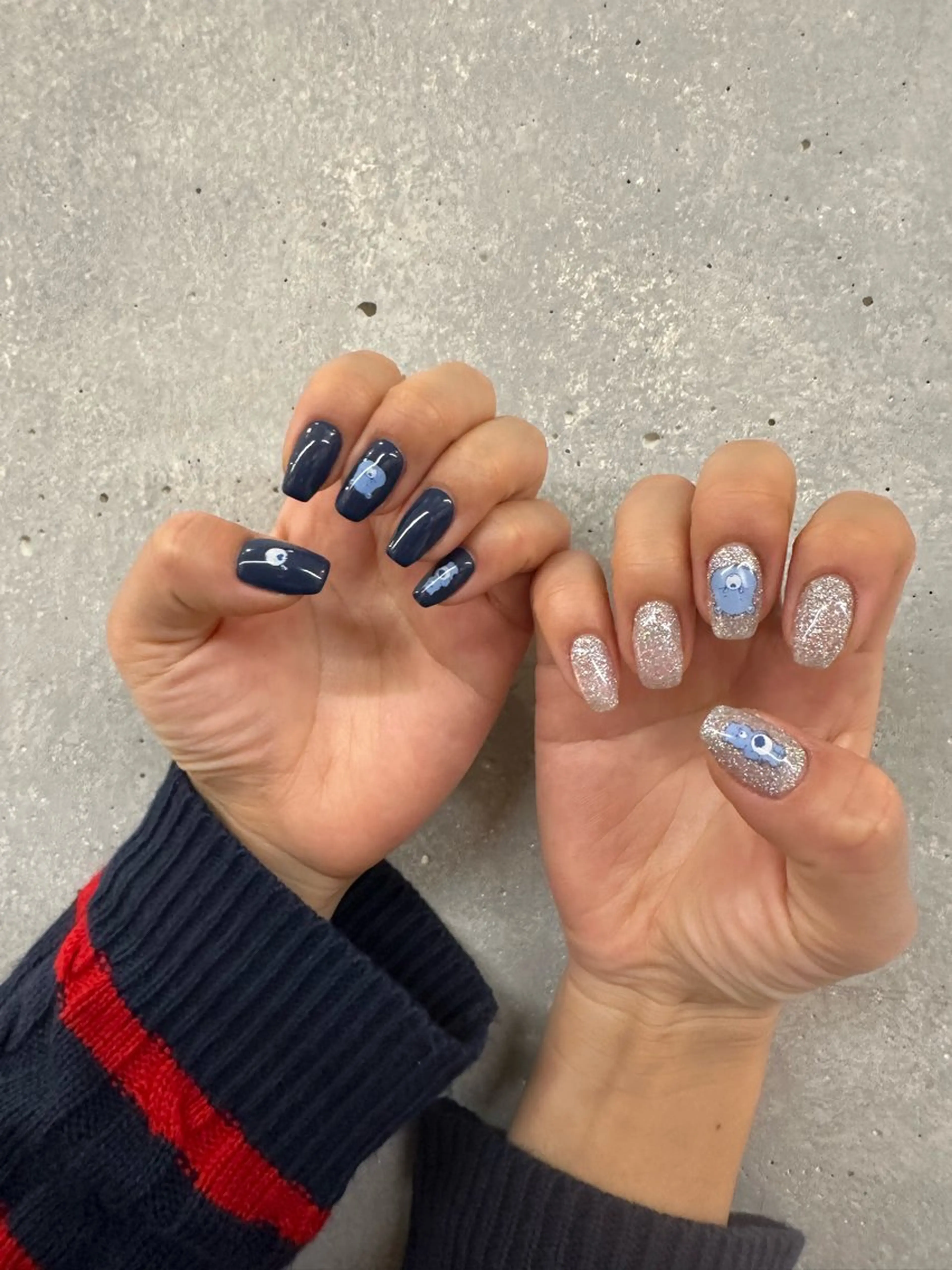 ネイル フラッシュネイル ワンカラーネイル ハンドネイル fukuyasu rikaのネイルデザイン