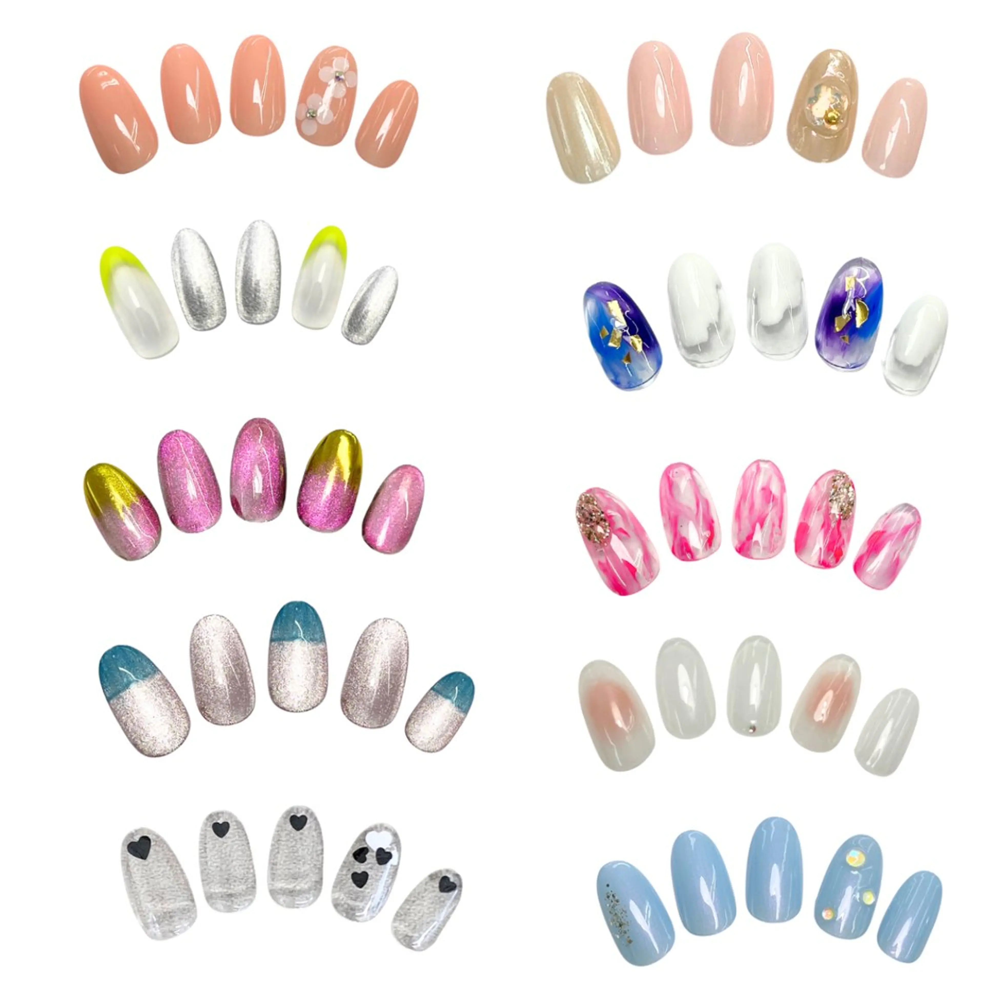 ネイル ジェルネイル ラメ(グリッター) マグネットネイル 西院eye fallonのマツエク・マツパデザイン