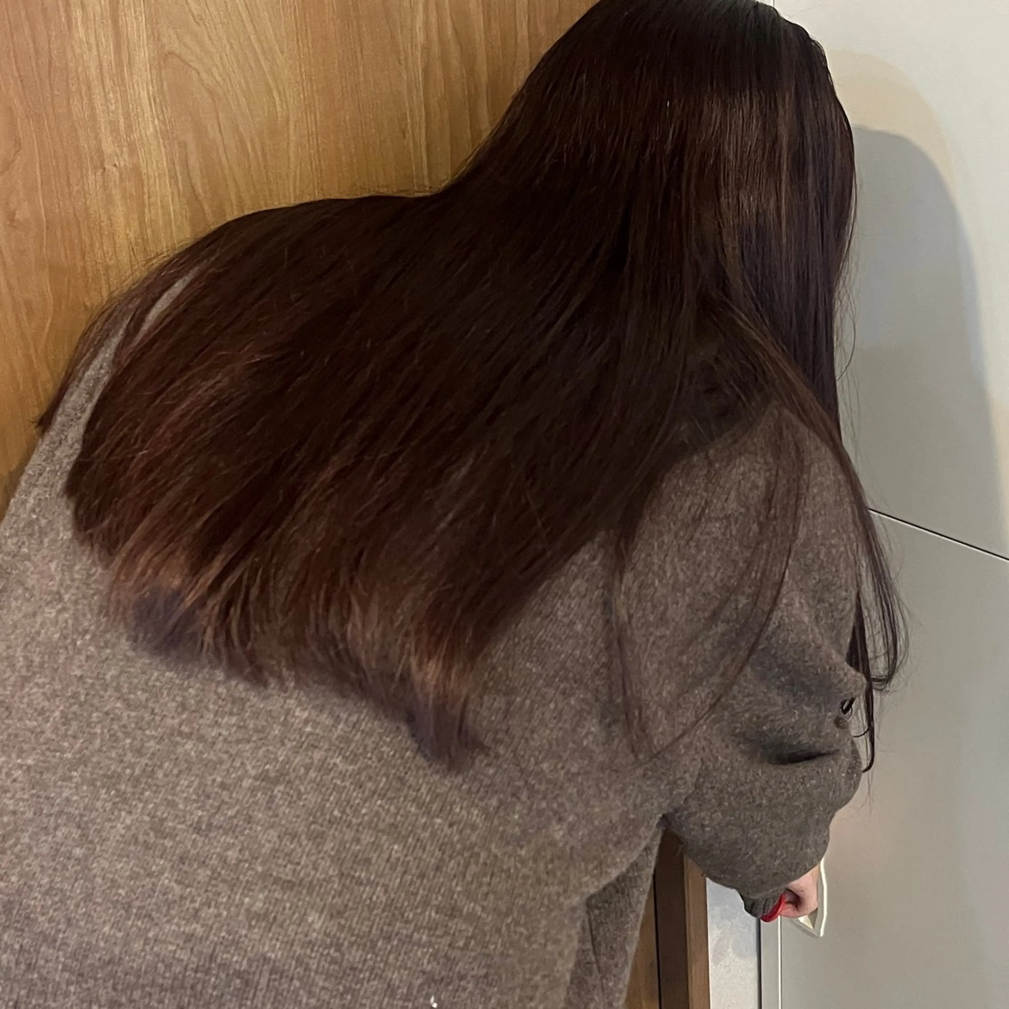 🧚🏻‍♀️似合わせカット＋酸性縮毛矯正＋髪質改善グロスinカラー＋CREAMトリートメント🧚🏻‍♀️の写真