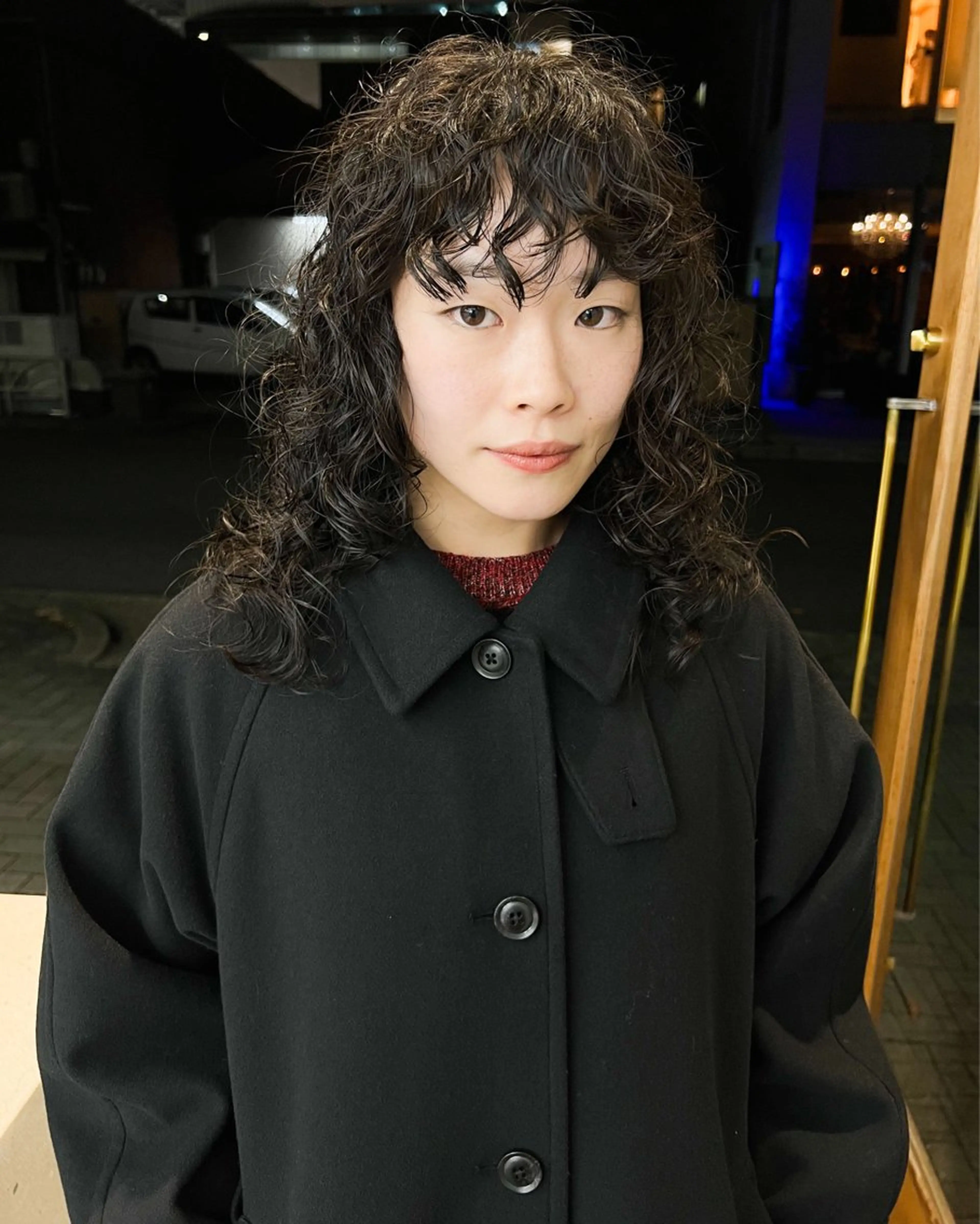 セミロング パーマ セミロングパーマ ボブ レイヤーカット 似合わせカット スパイラルパーマ カット パーマ トリートメント 柳 裕介/ カミカリスマ/パーマのヘアスタイル