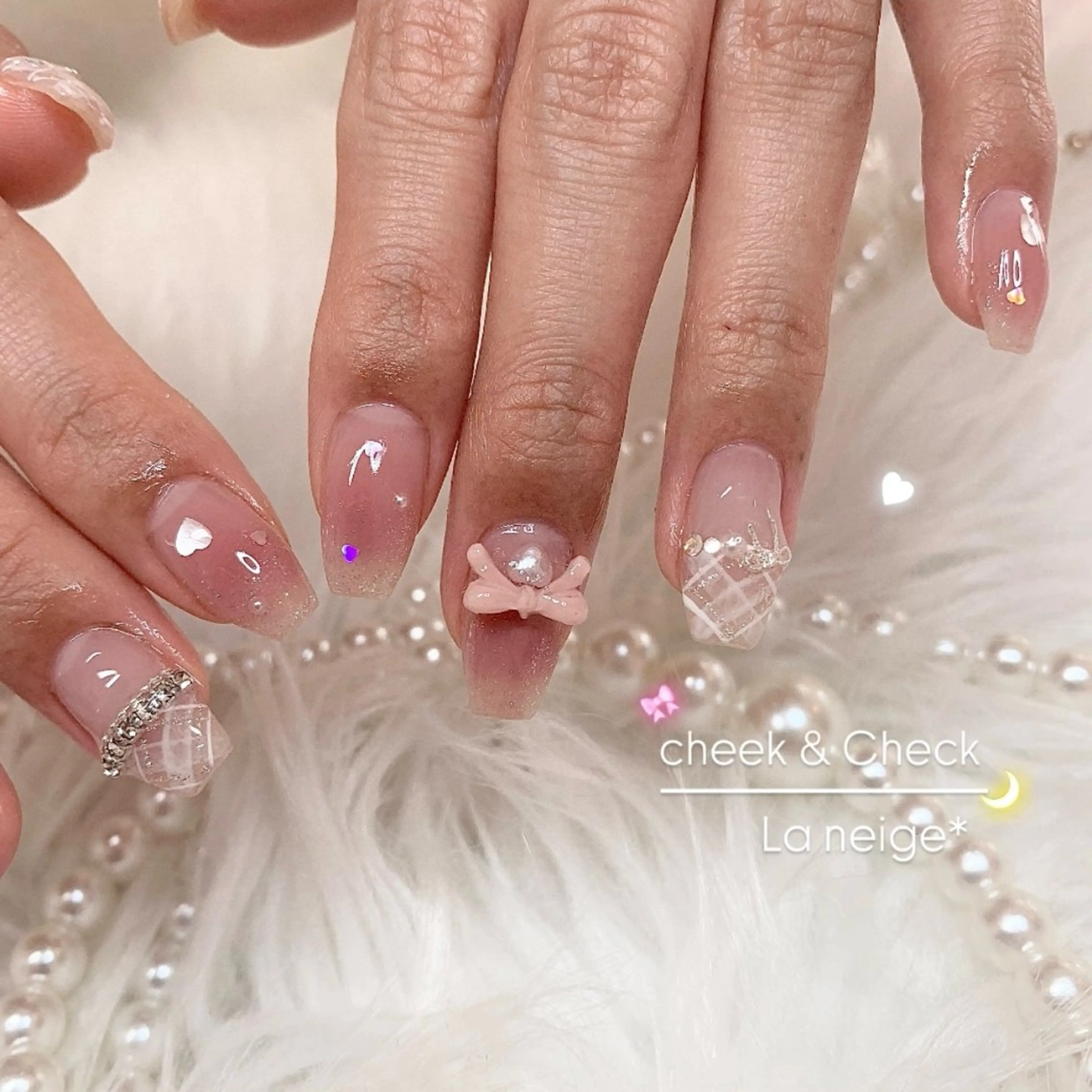 ネイル ハンドネイル La neige* yuki 🐩🌙のネイルデザイン