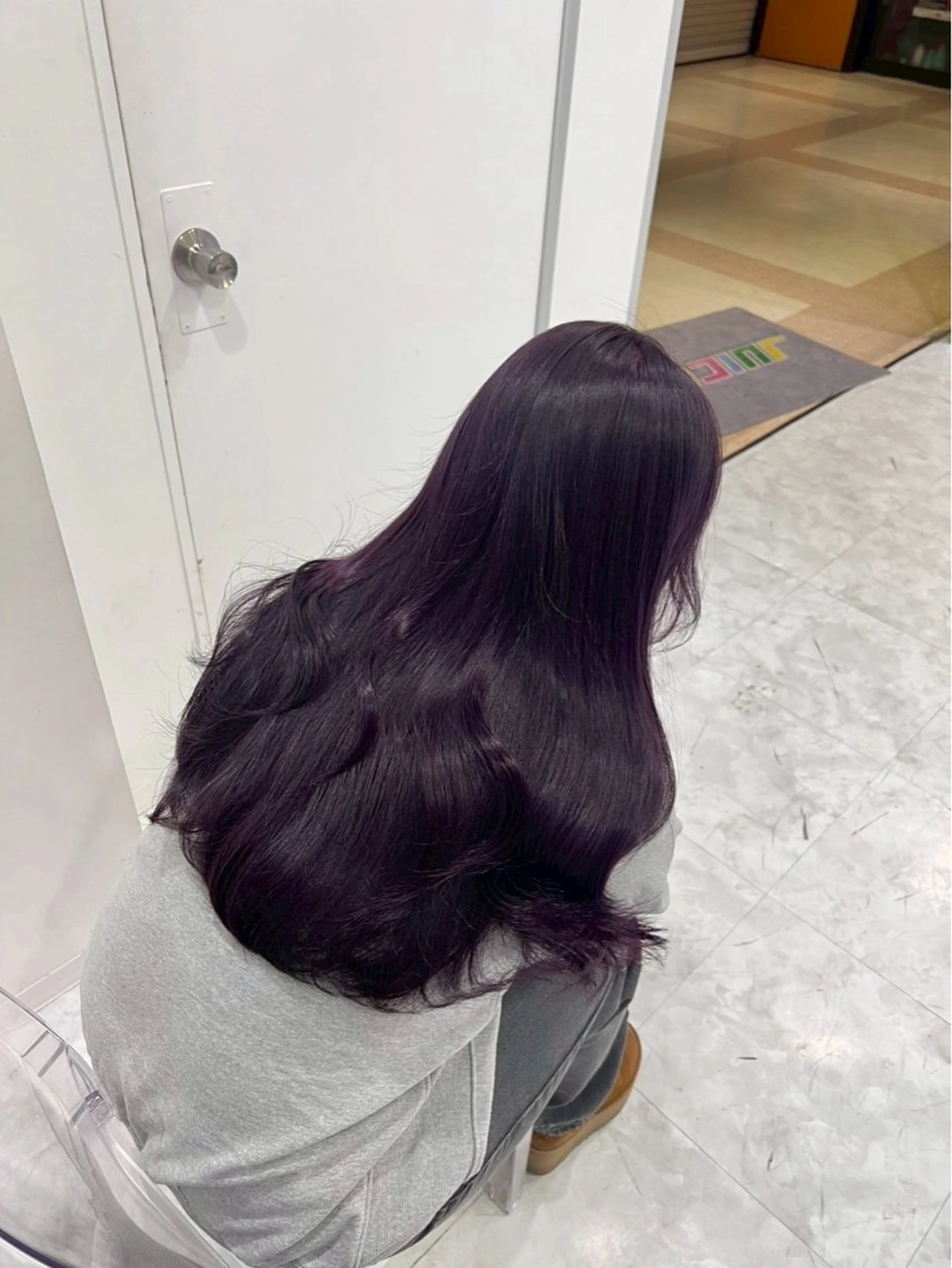 ロング ヘアカラー miku/ラベンダー 透明感カラー🪻❤︎のヘアスタイル