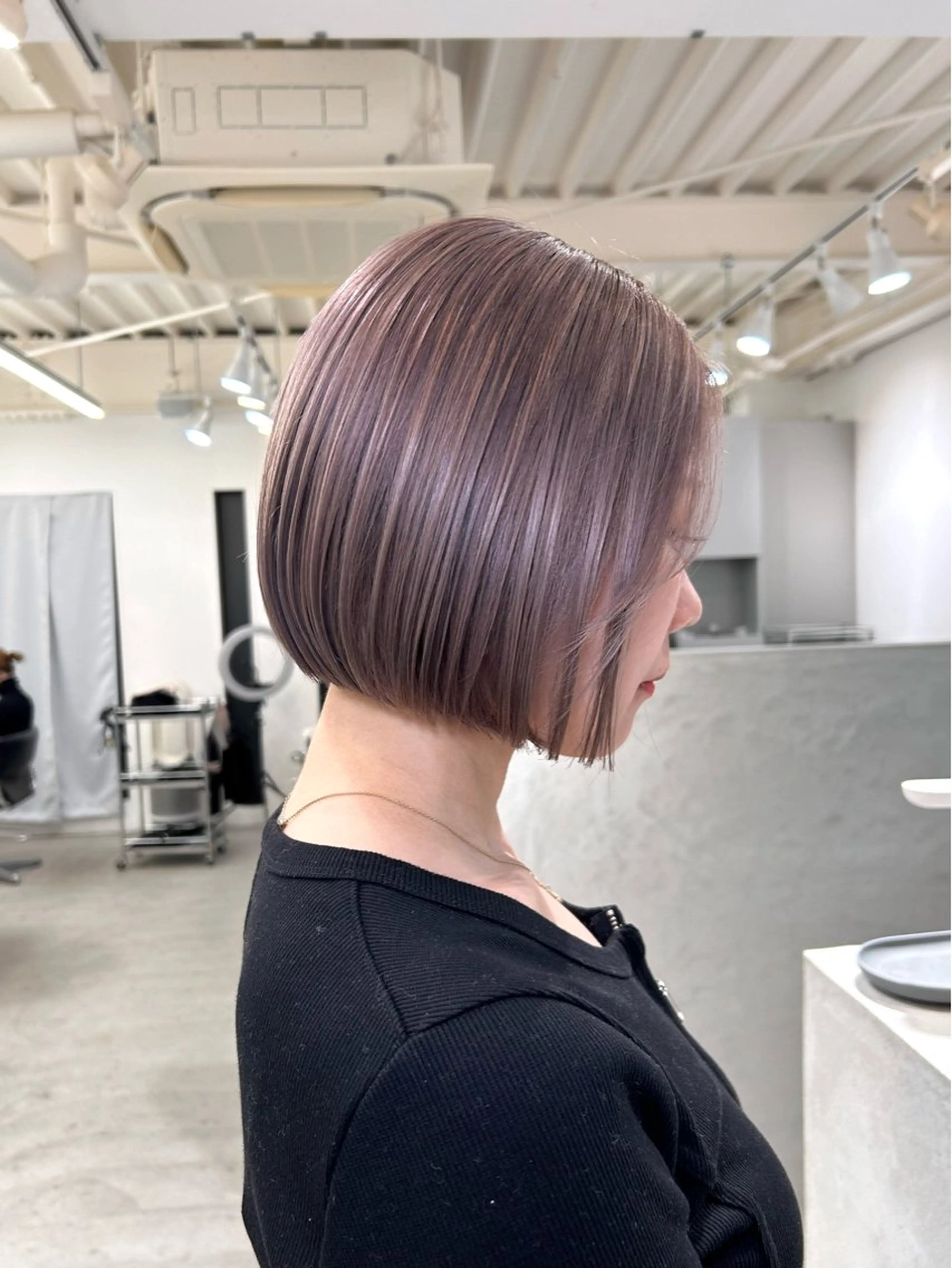 ショート ヘアカラー トリートメント kumon ayu ブリーチ/ハイトーンのヘアスタイル