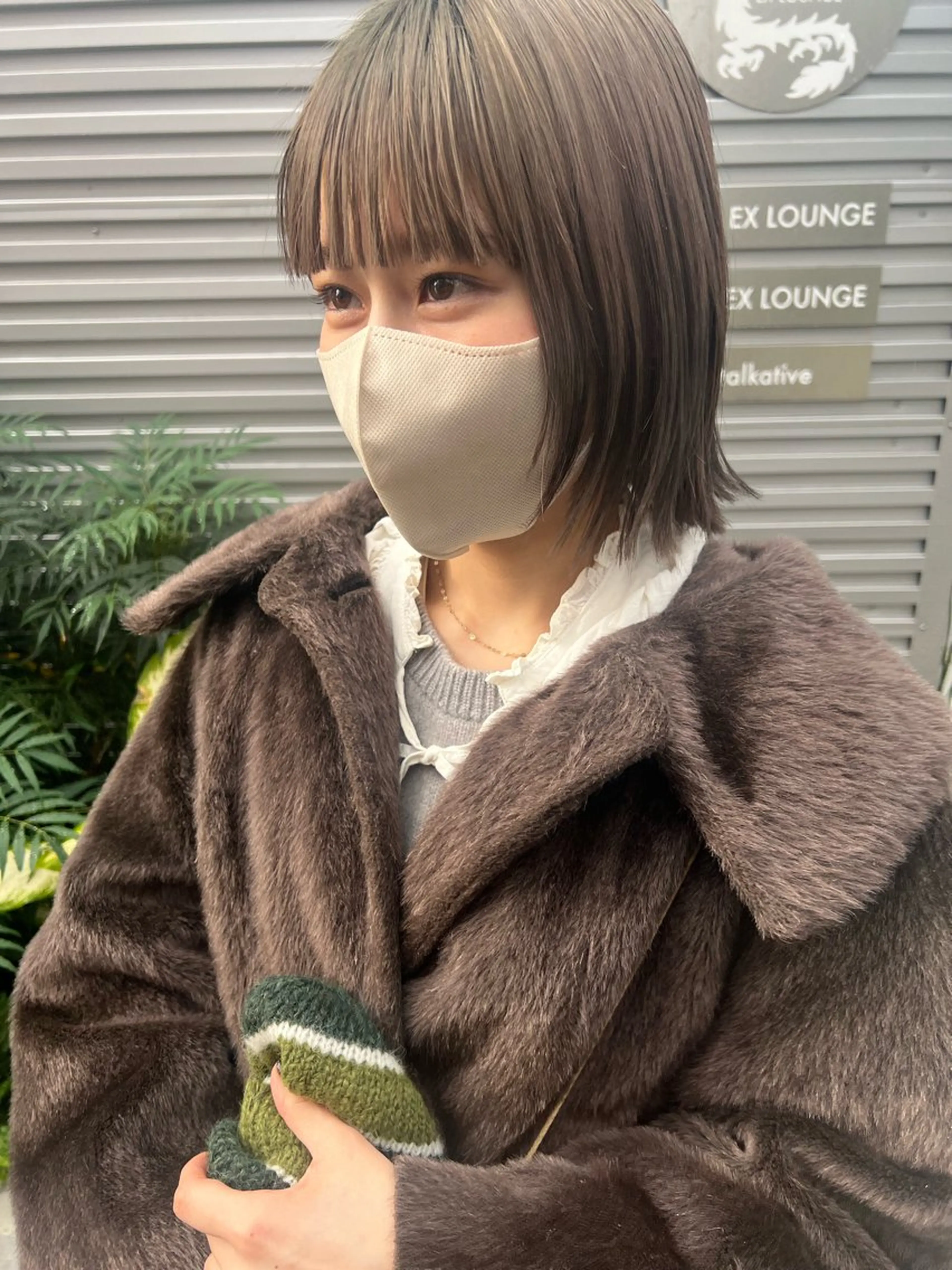 ショート アッシュ アッシュグレー アッシュグレージュ HOODS hair salon所属・透明感カラー🌿ボブ ✨飛田　ケイのヘアスタイル