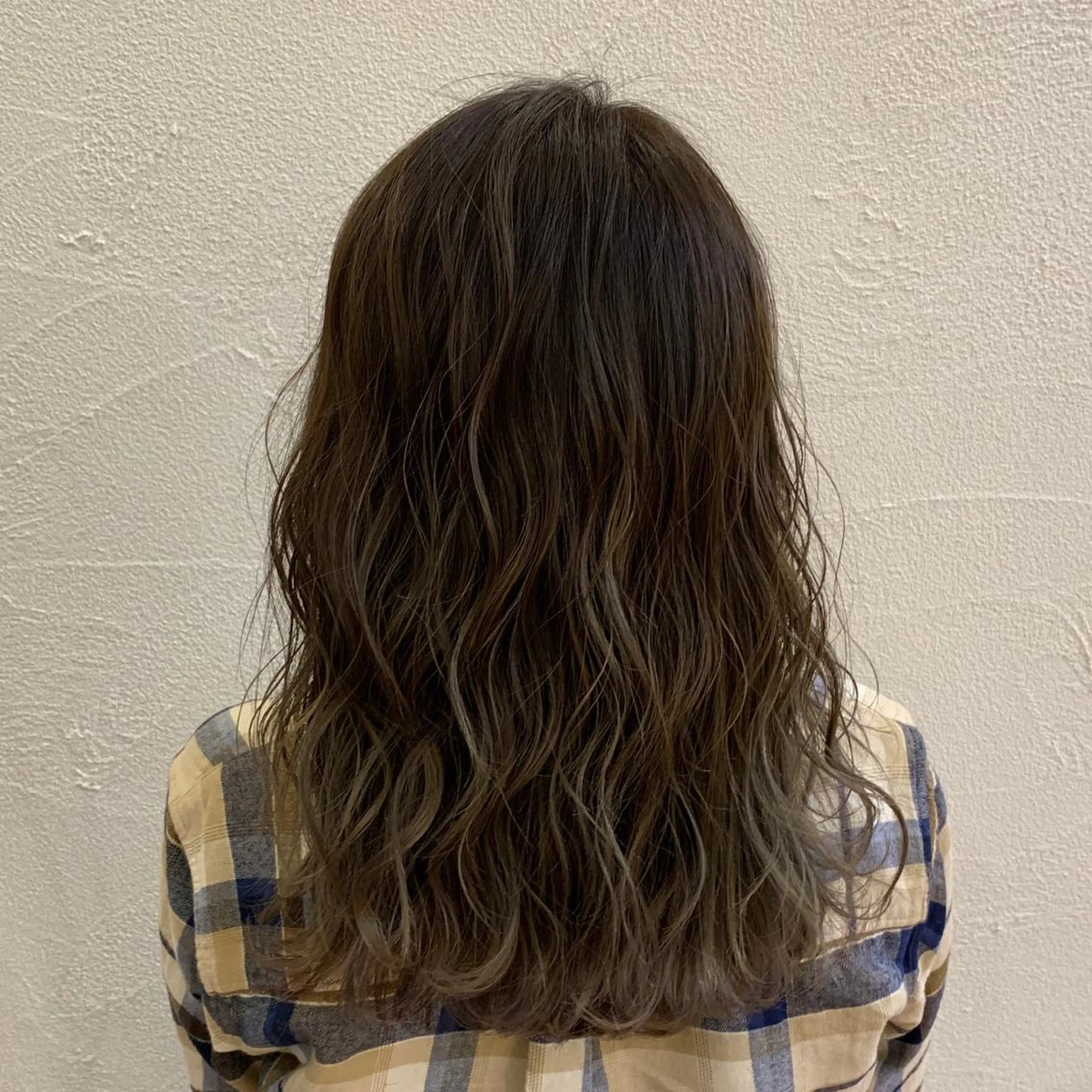 ロング カラー 加藤 雄大のヘアスタイル