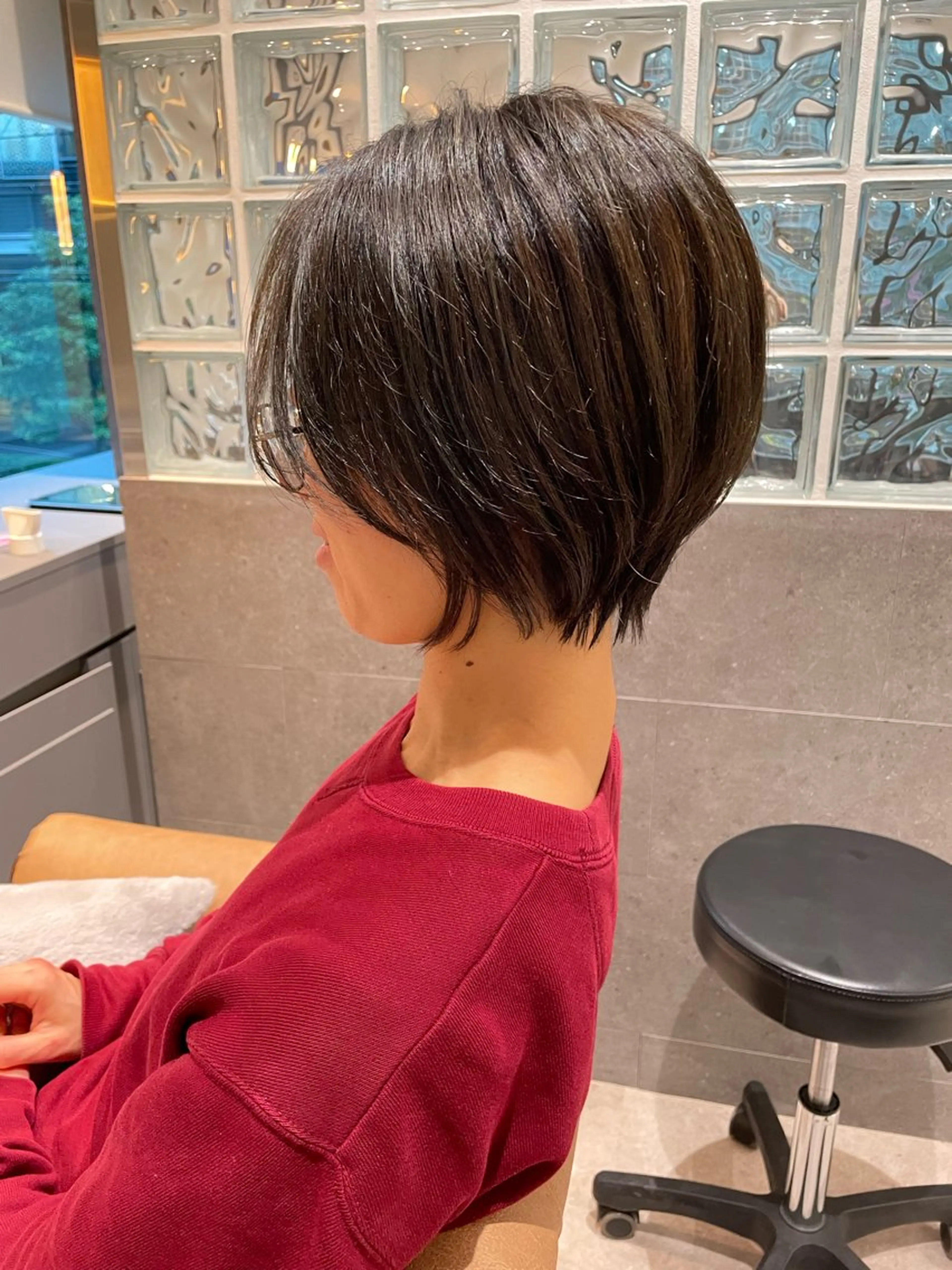 ショート カラー カット ヘアカラー トリートメント 韓国ヘア/髪質改善 /Harunaのヘアスタイル