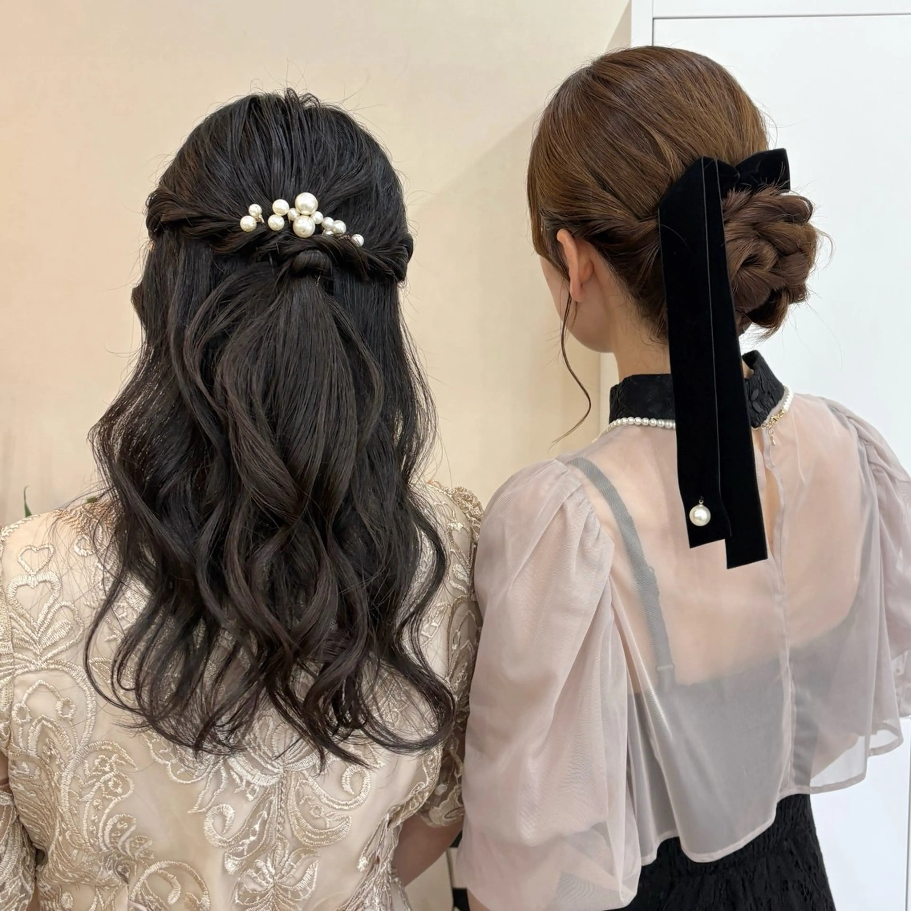 ロング ヘアセット MIDORI🎀 透明感/ベージュのヘアスタイル