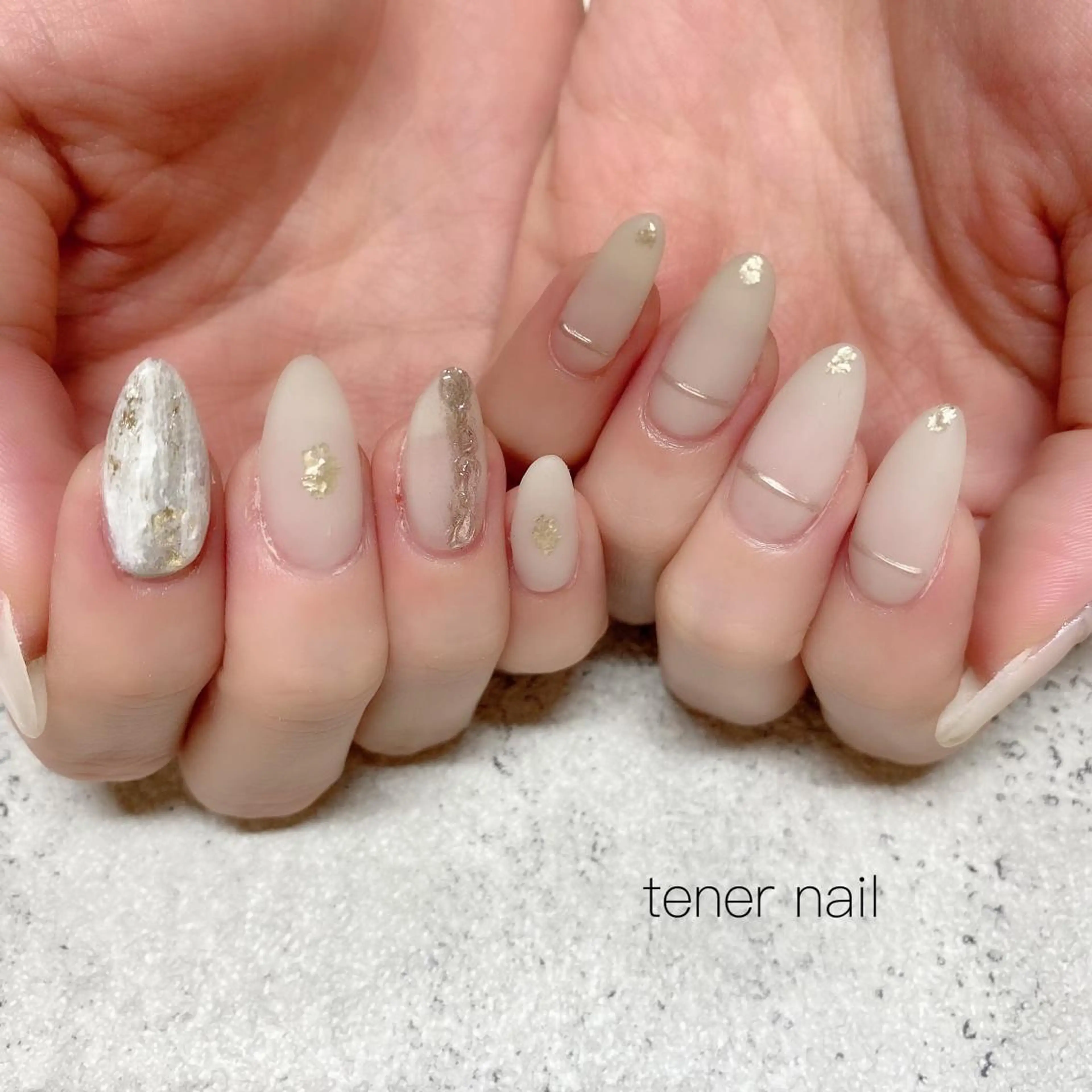 ネイル マットネイル tener  nail  テネルネイル所属・テネルネイル tener nailのネイルデザイン