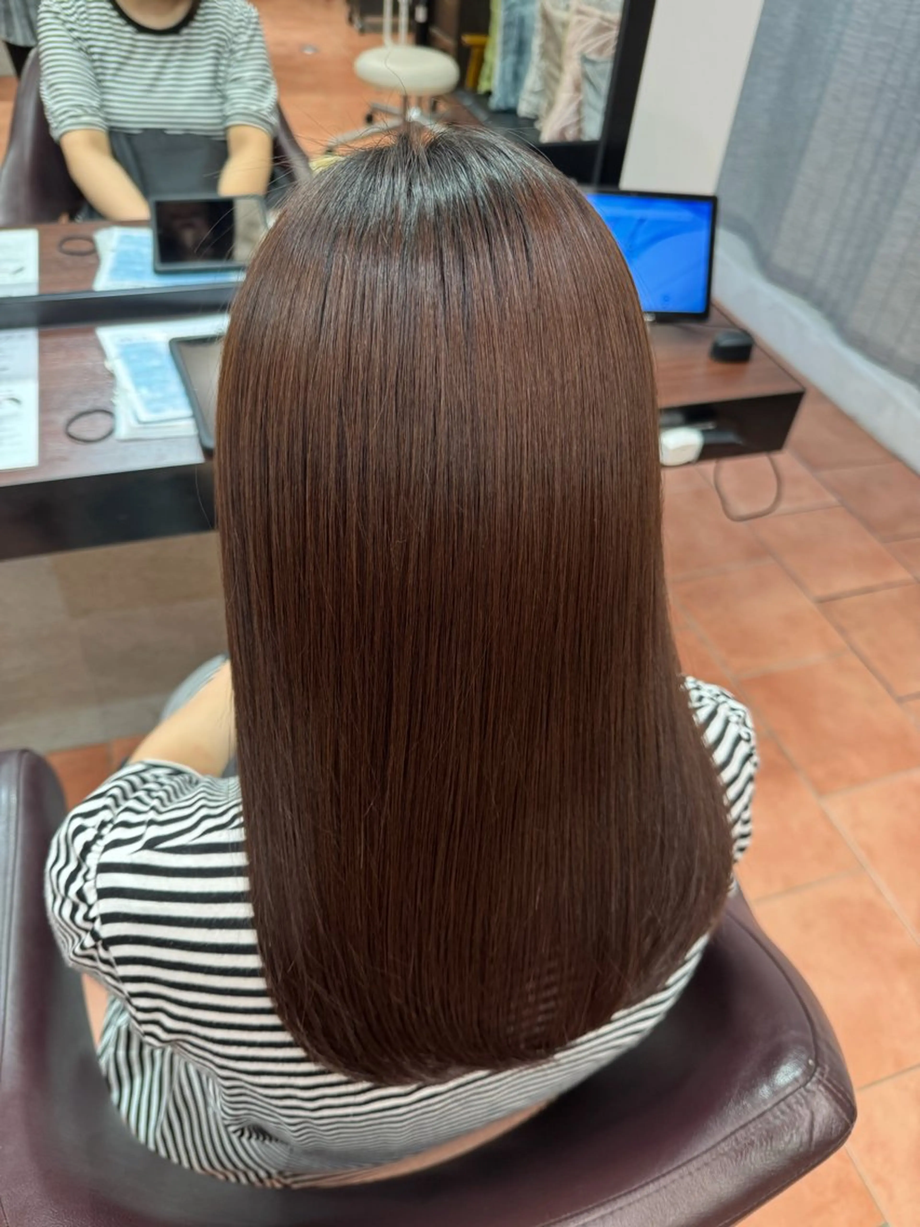 ロング パーマ カット 縮毛矯正 髪質改善✨🫧三澤 廉 M.SLASHのヘアスタイル