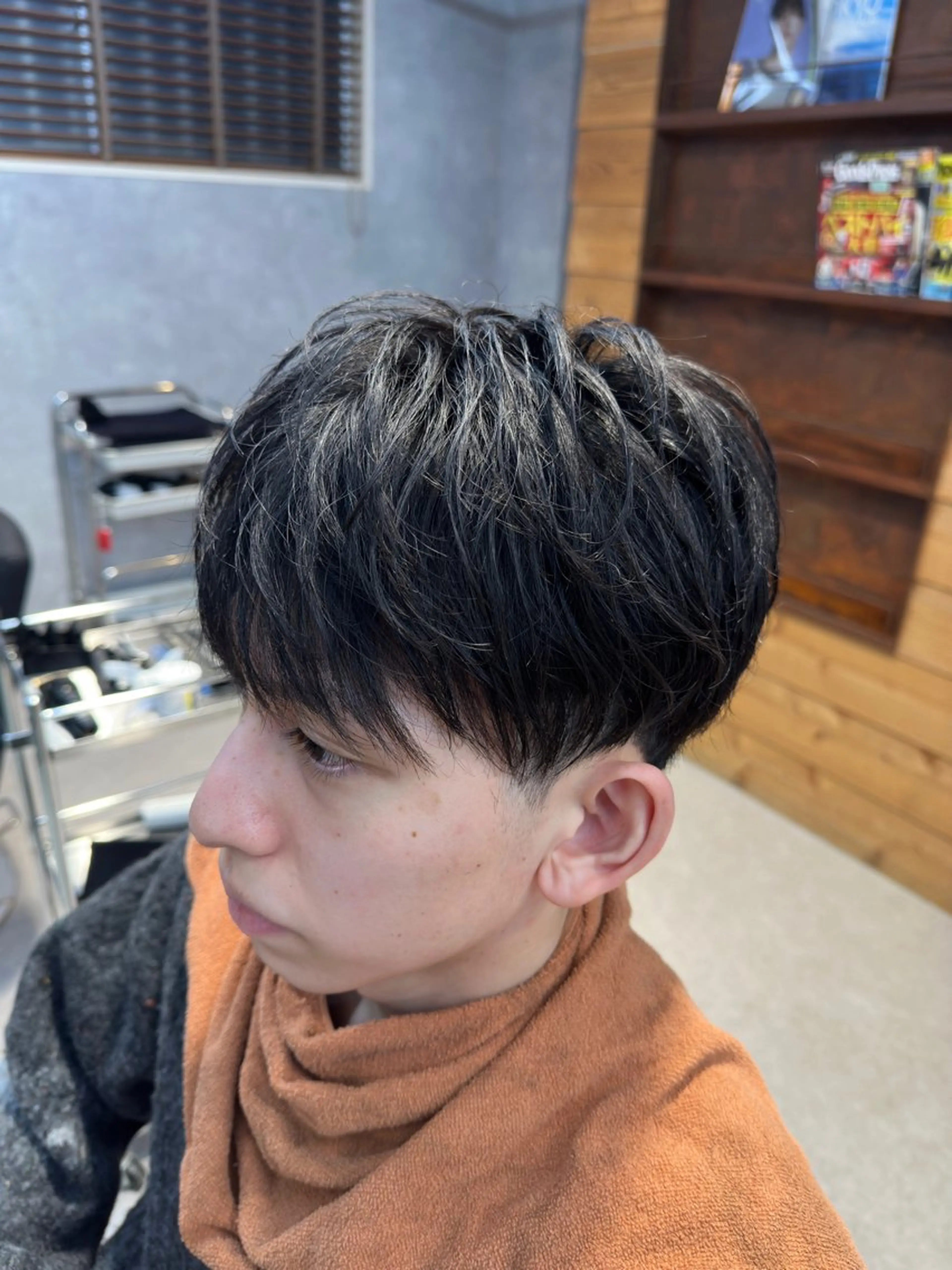 メンズ マッシュ 吉田 零のヘアスタイル
