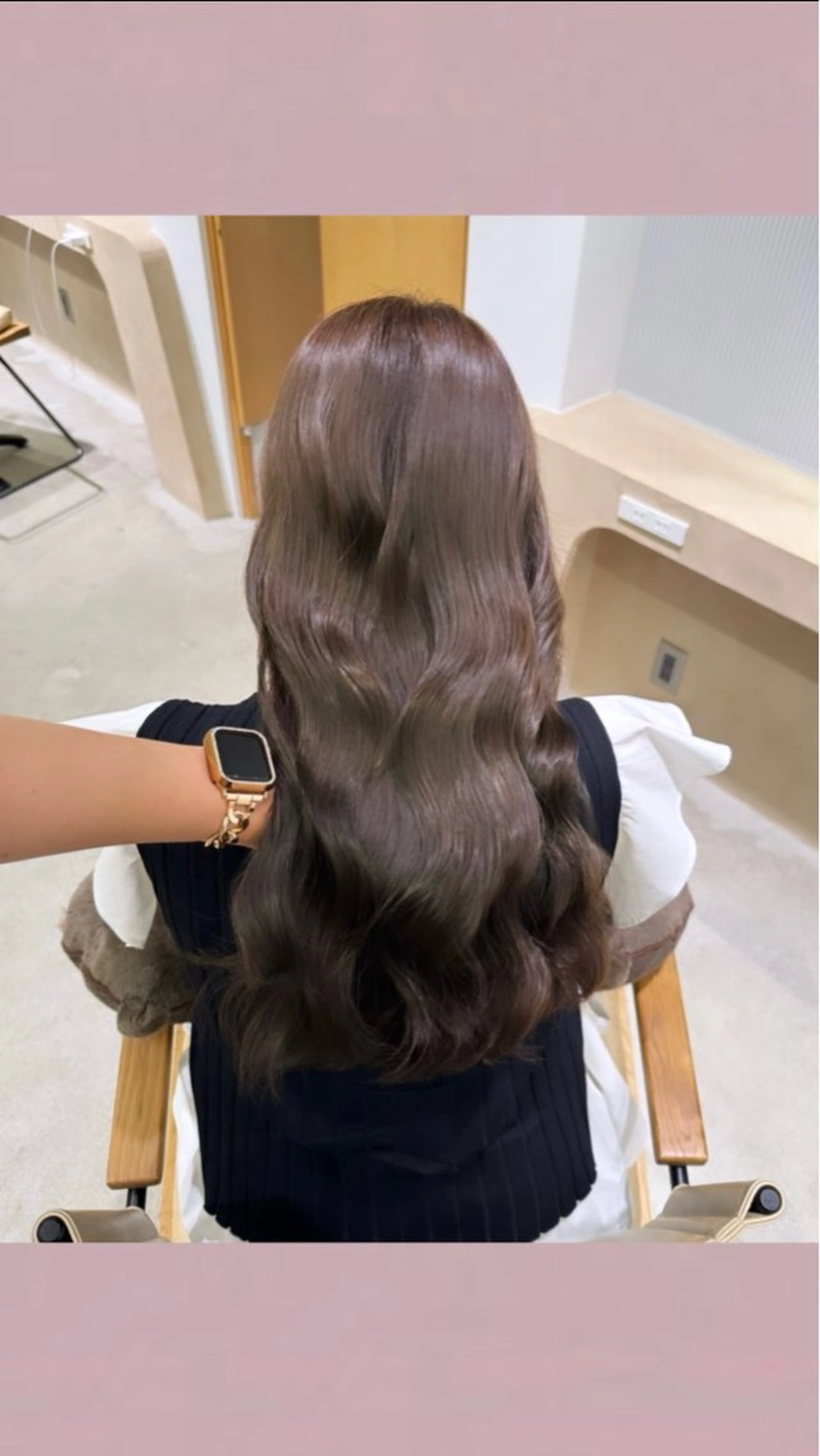 カラー ブリーチ ケアブリーチ 透明感カラー ダブルカラー イヤリングカラー ulu名古屋栄所属・落合しほ/韓国ヘア/ 髪質改善/縮毛矯正のヘアスタイル