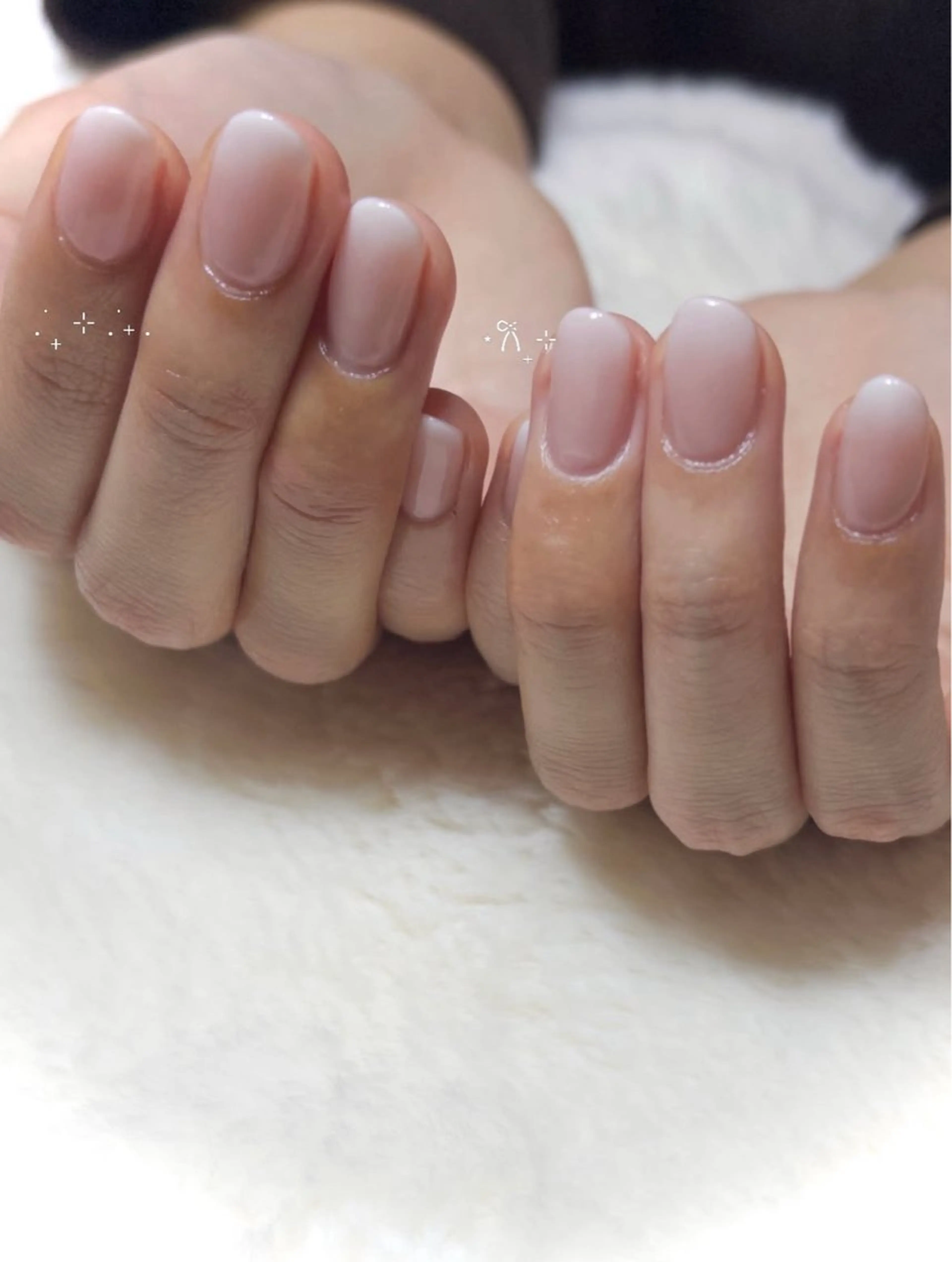 グラデーションネイル (オフなし)の写真