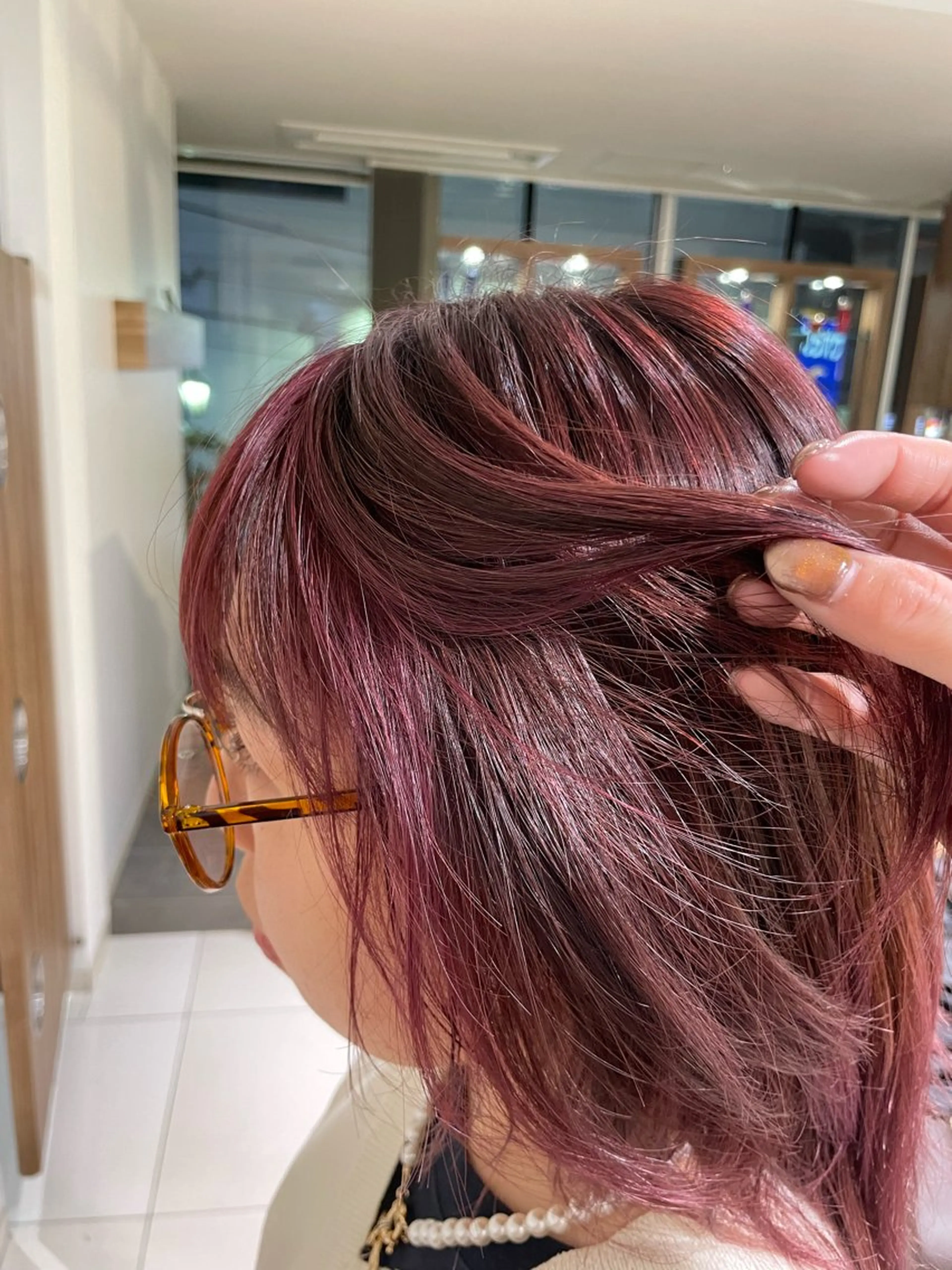 カラー luck みうのヘアスタイル