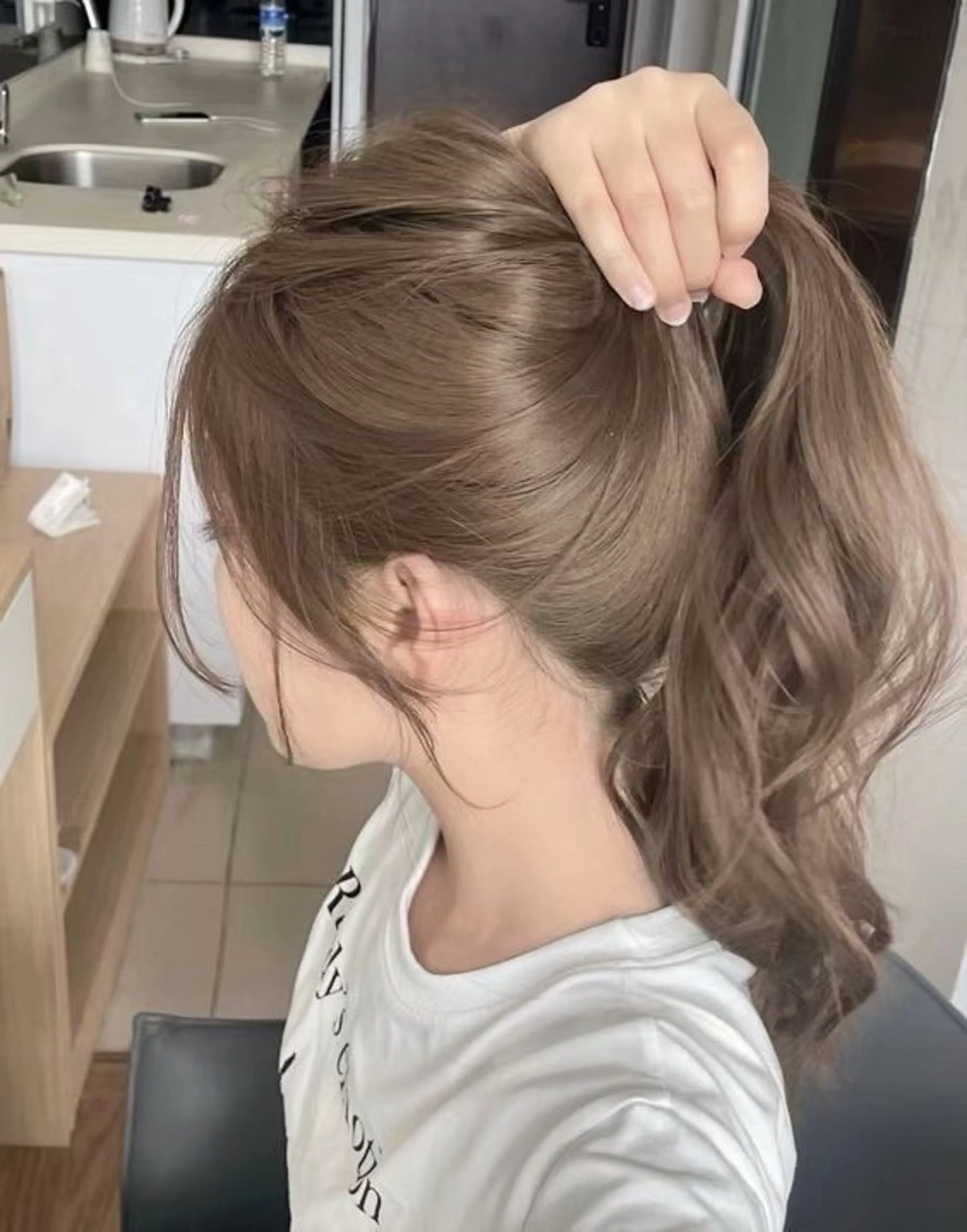セミロング カット ヘアカラー トリートメント ONYX 表参道所属・ショート/ボブ/似 合わせ/顔周りカットのヘアスタイル