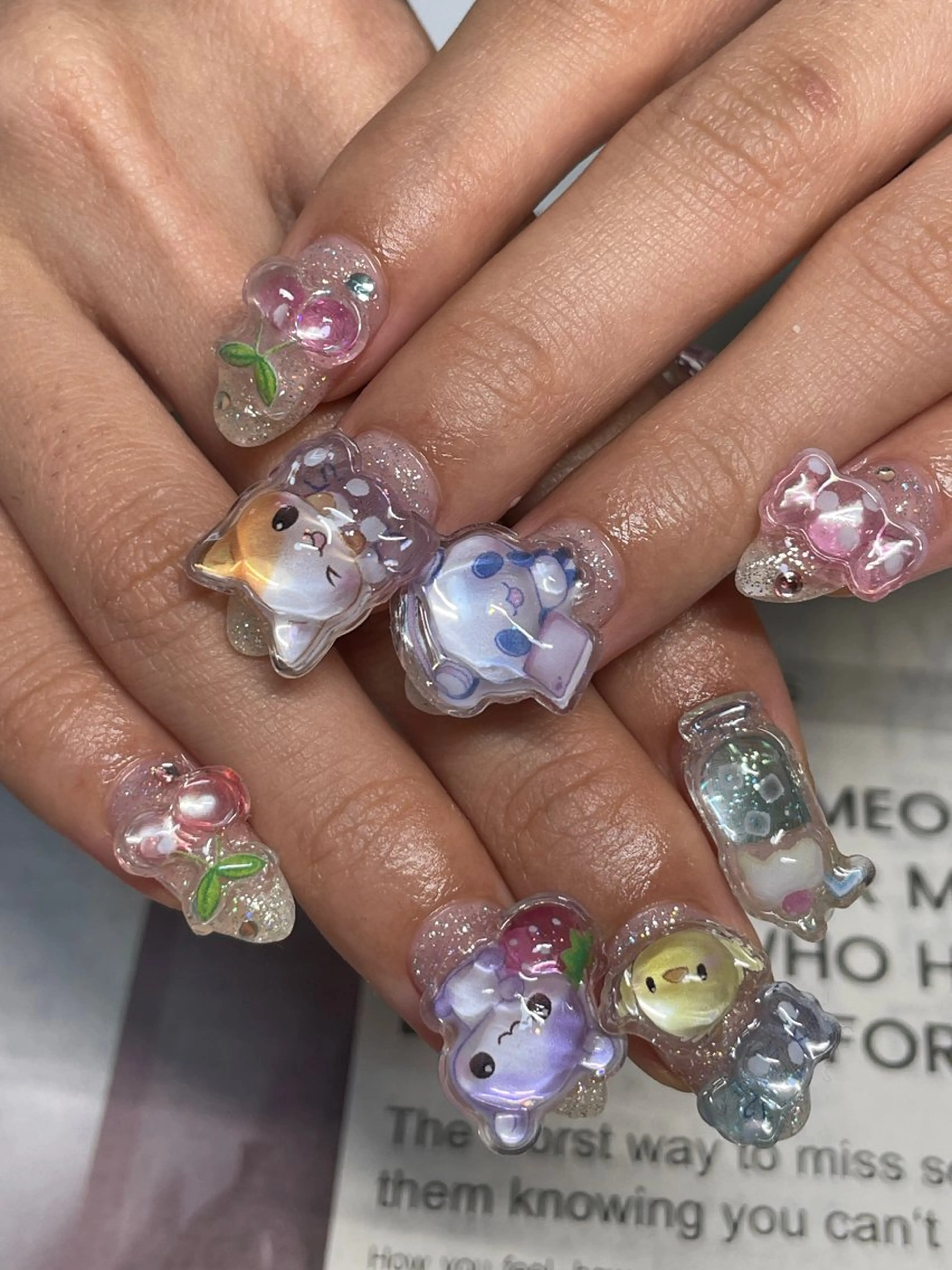 ネイル 持ち込み ハンドネイル Mus’Fam 入谷玲生奈のネイルデザイン