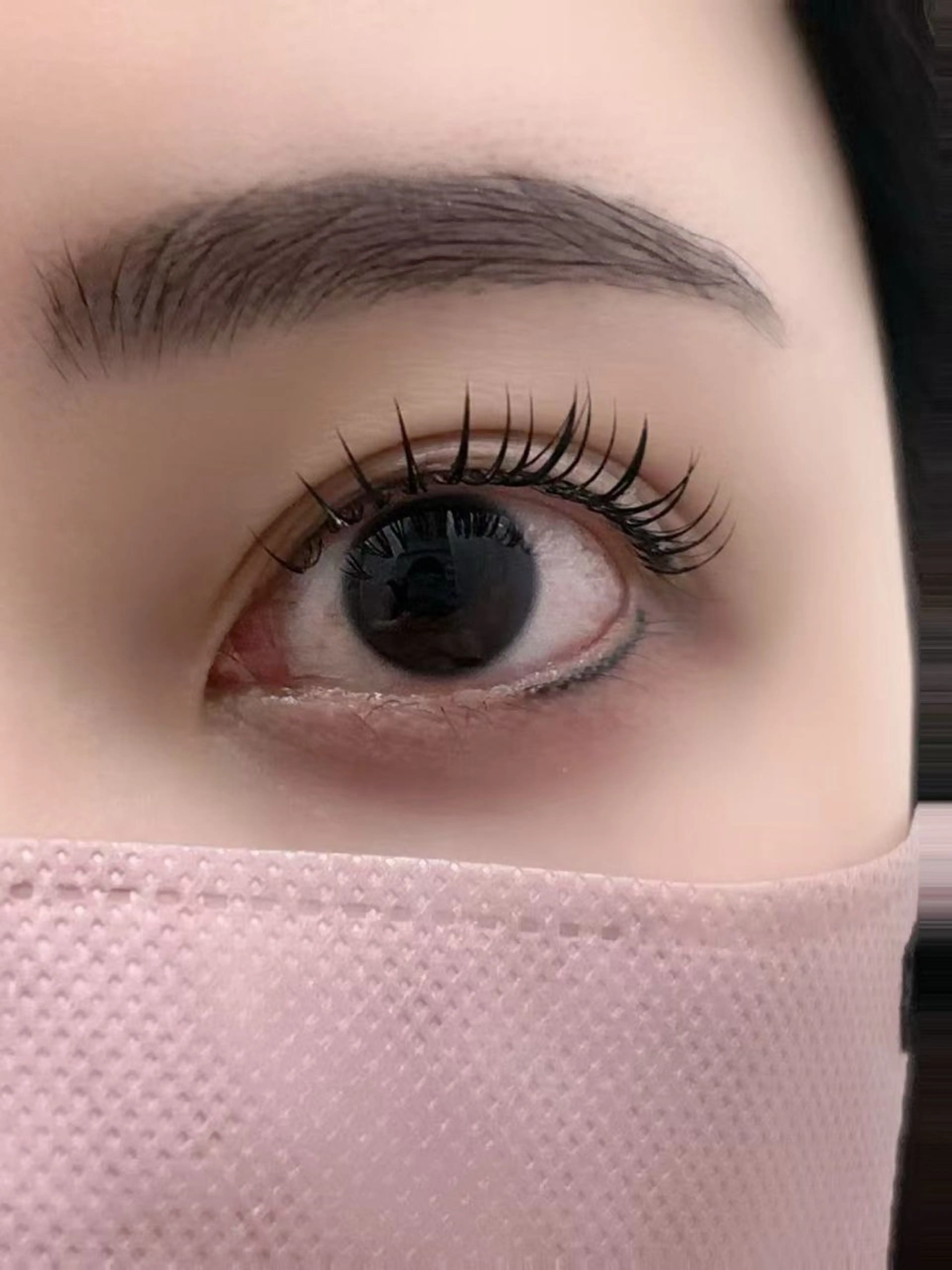 【新技術/& healthy】フラットラッシュ120本 +まつげパーマ¥8800の写真