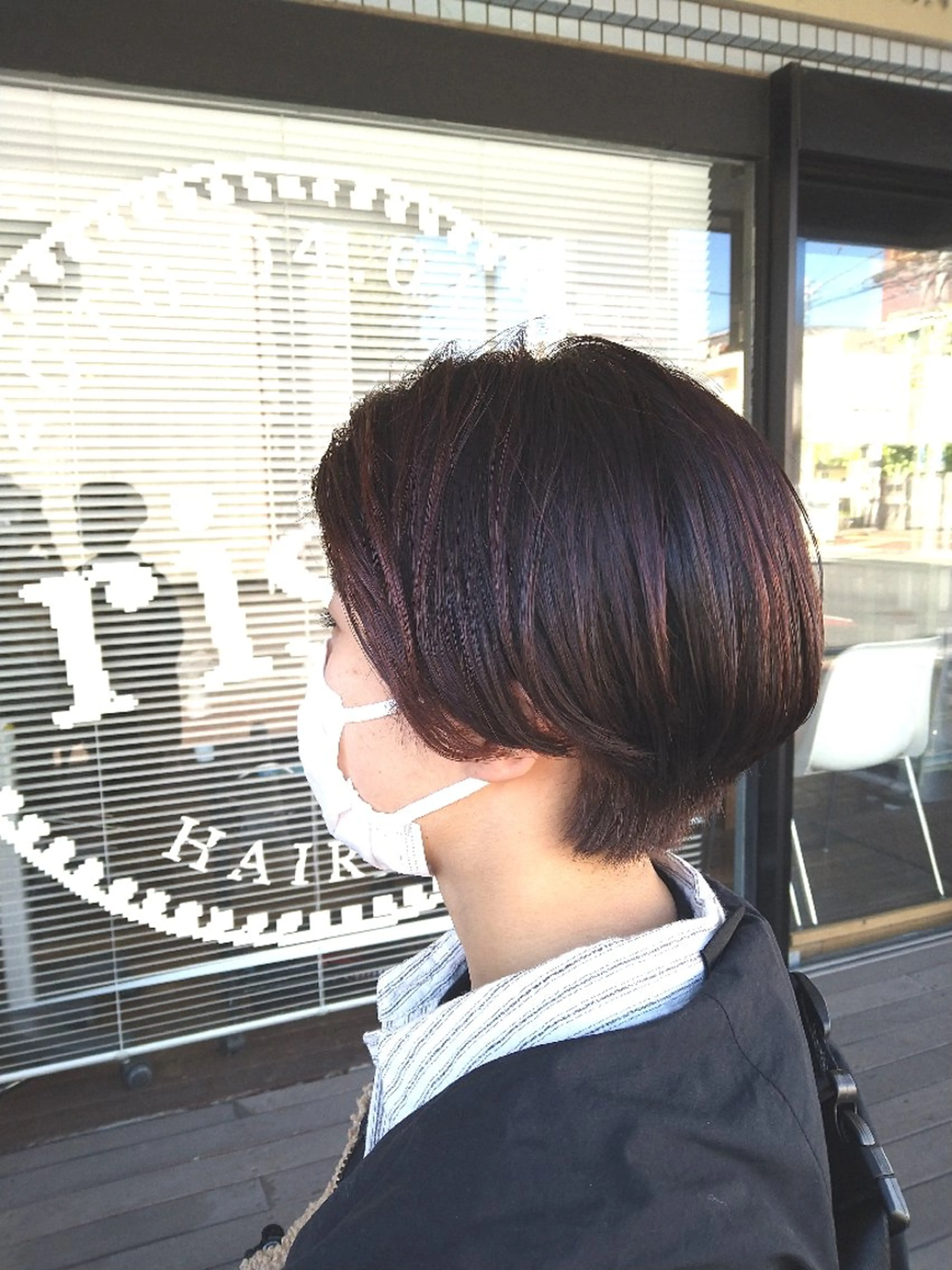 ショート 刈り上げ アイブロウ◎ rista藤岡佳世のヘアスタイル