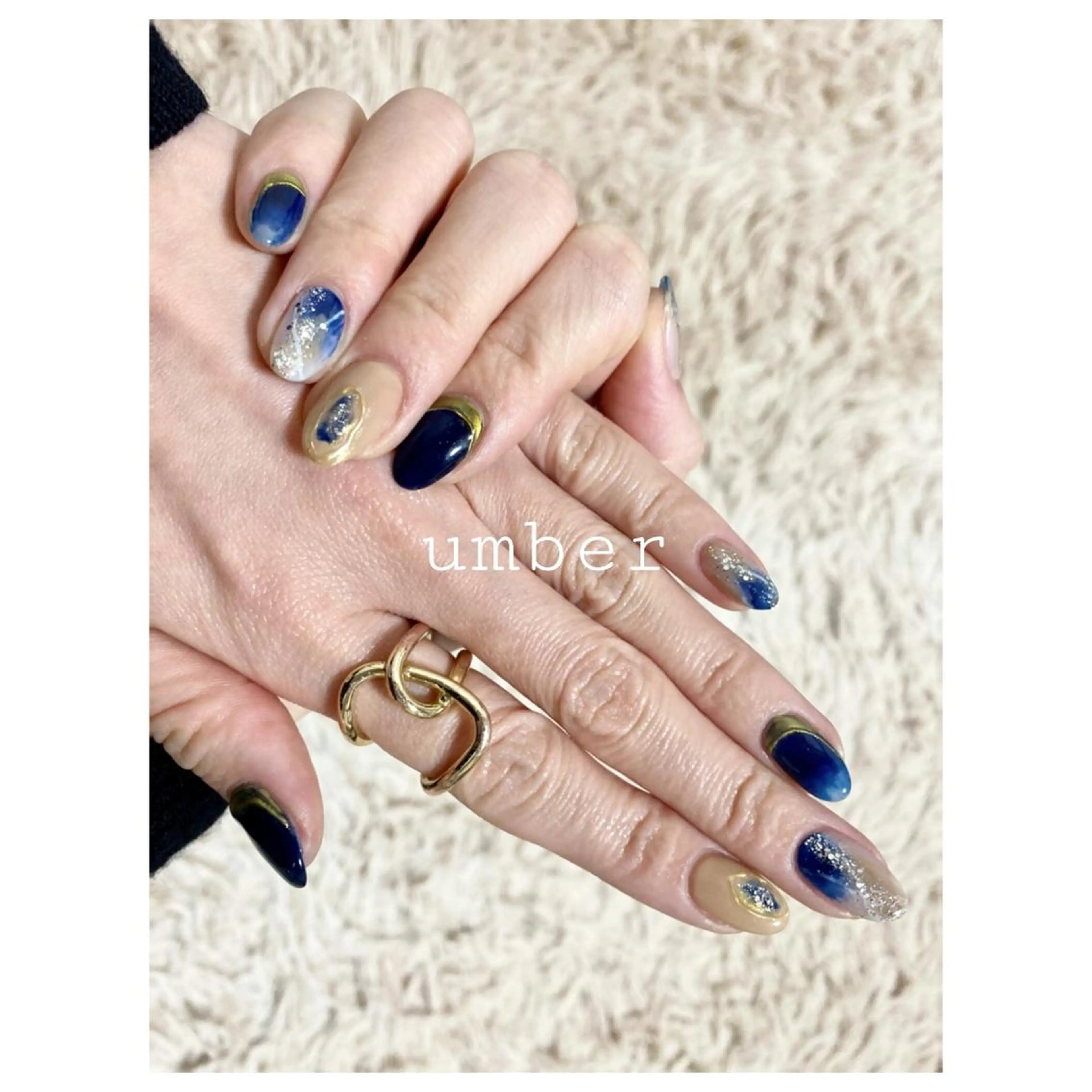 ネイル クリアネイル フラッシュネイル フットネイル フレンチネイル マグネットネイル ハンドネイル umber 三茶1分のネイルデザイン