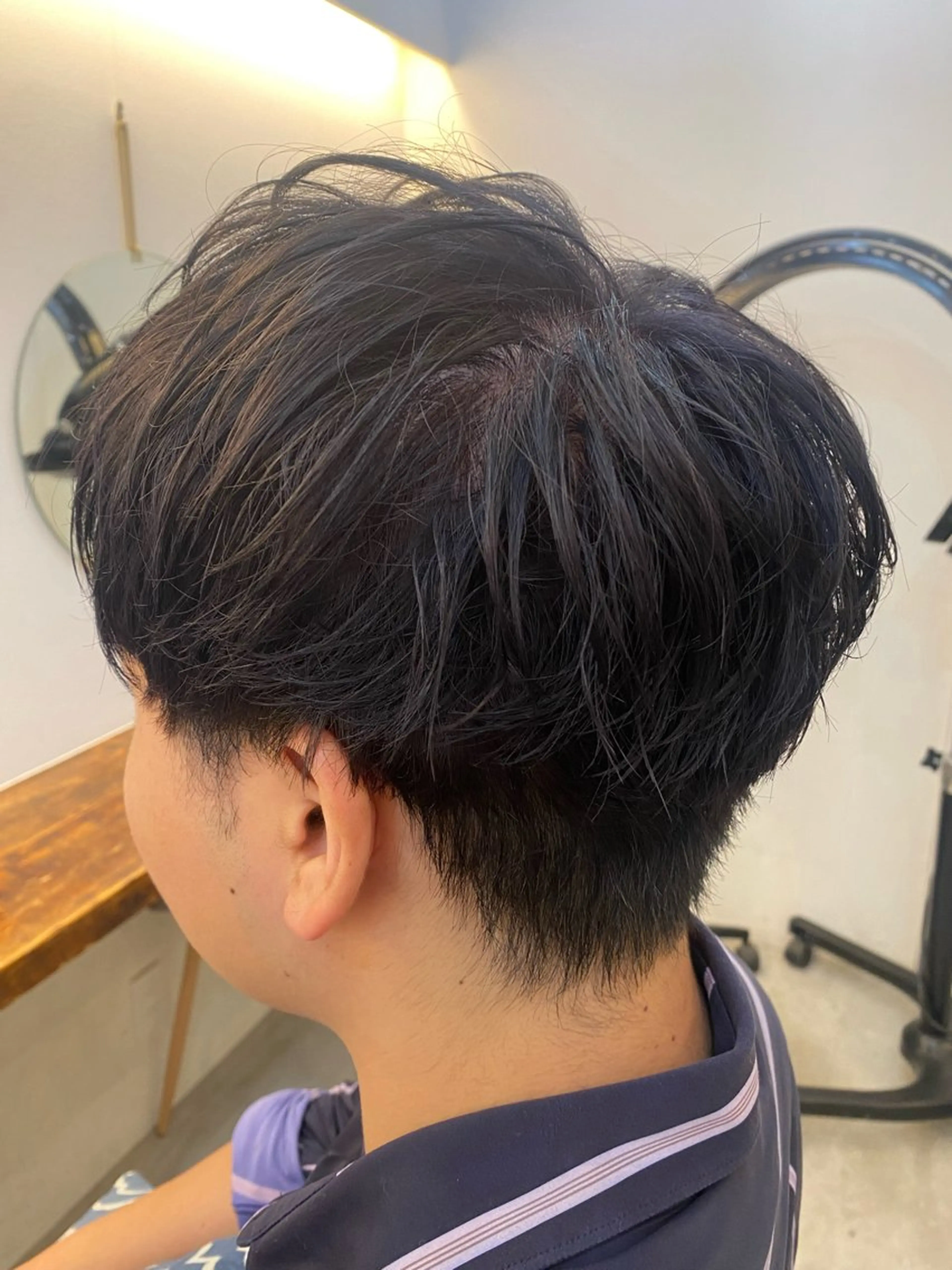 ショート メンズ メンズブリーチ ヘアカラー ROMMY.所属・ナギサ/本厚木/ ボブ/ミディアム🤍のヘアスタイル