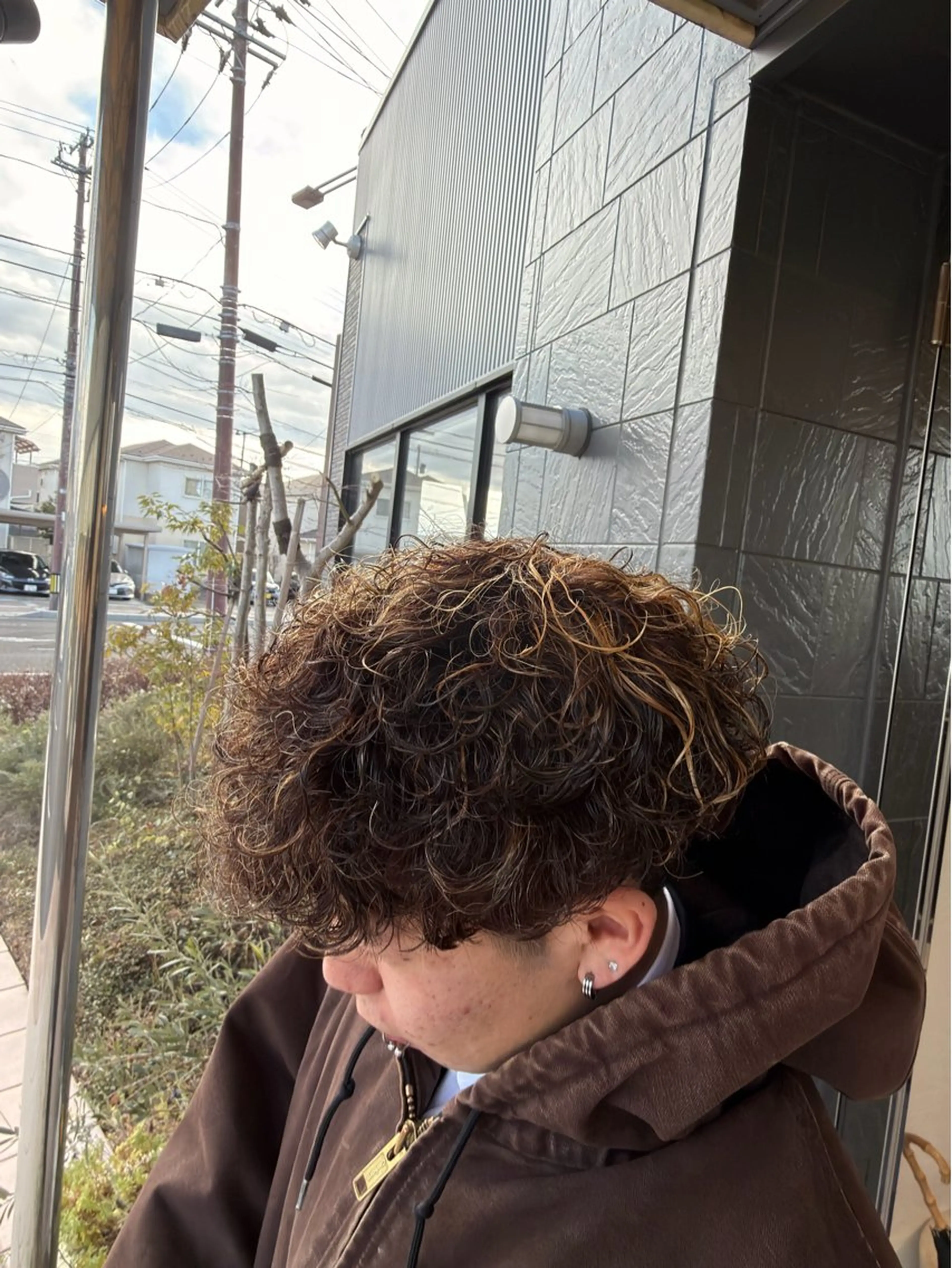 メンズ カット パーマ トリートメント 今野 優のヘアスタイル